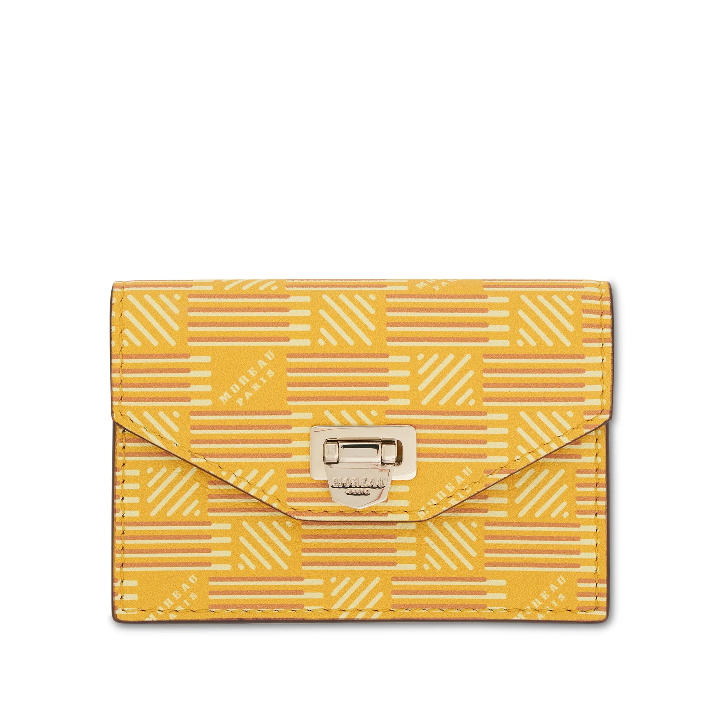 Flap Wallet with Gusset in Yellow sold by MARAIS