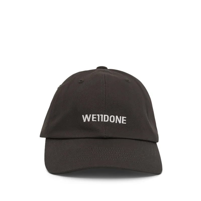 Small Logo Washed Cap in Charcoal sold by MARAIS