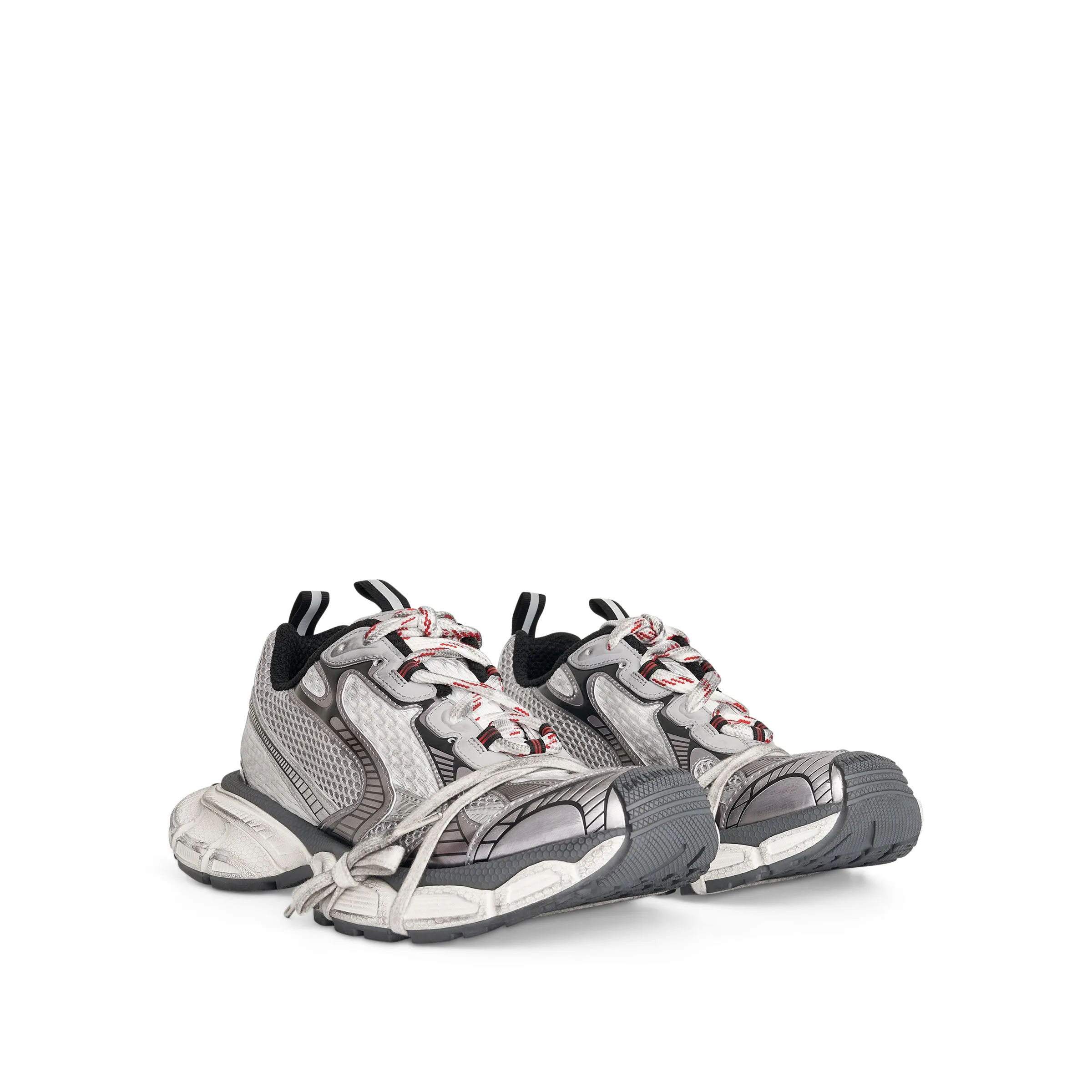 3XL Sneaker in Grey/White/Red sold by MARAIS product image thumbnail 2