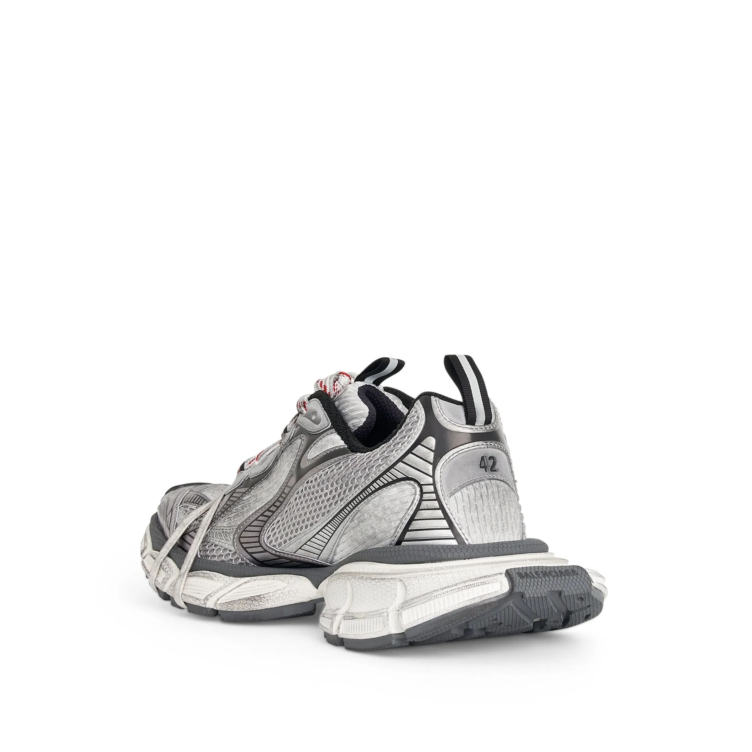 3XL Sneaker in Grey/White/Red sold by MARAIS product image thumbnail 3