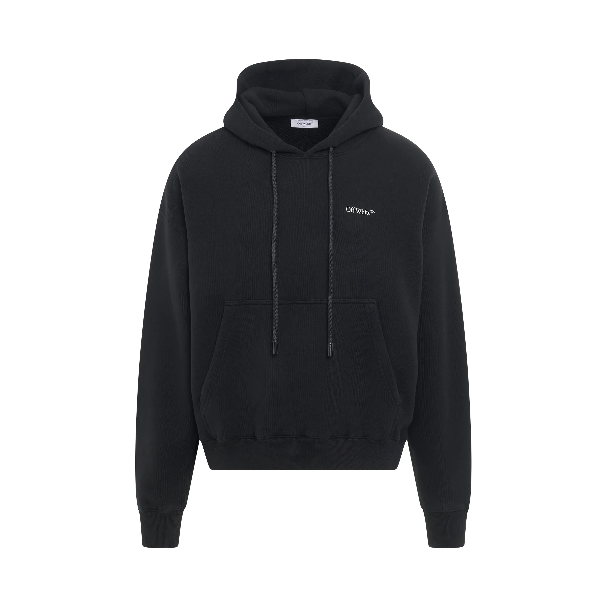 Scratch Tab Skate Fit Hoodie in Black sold by MARAIS