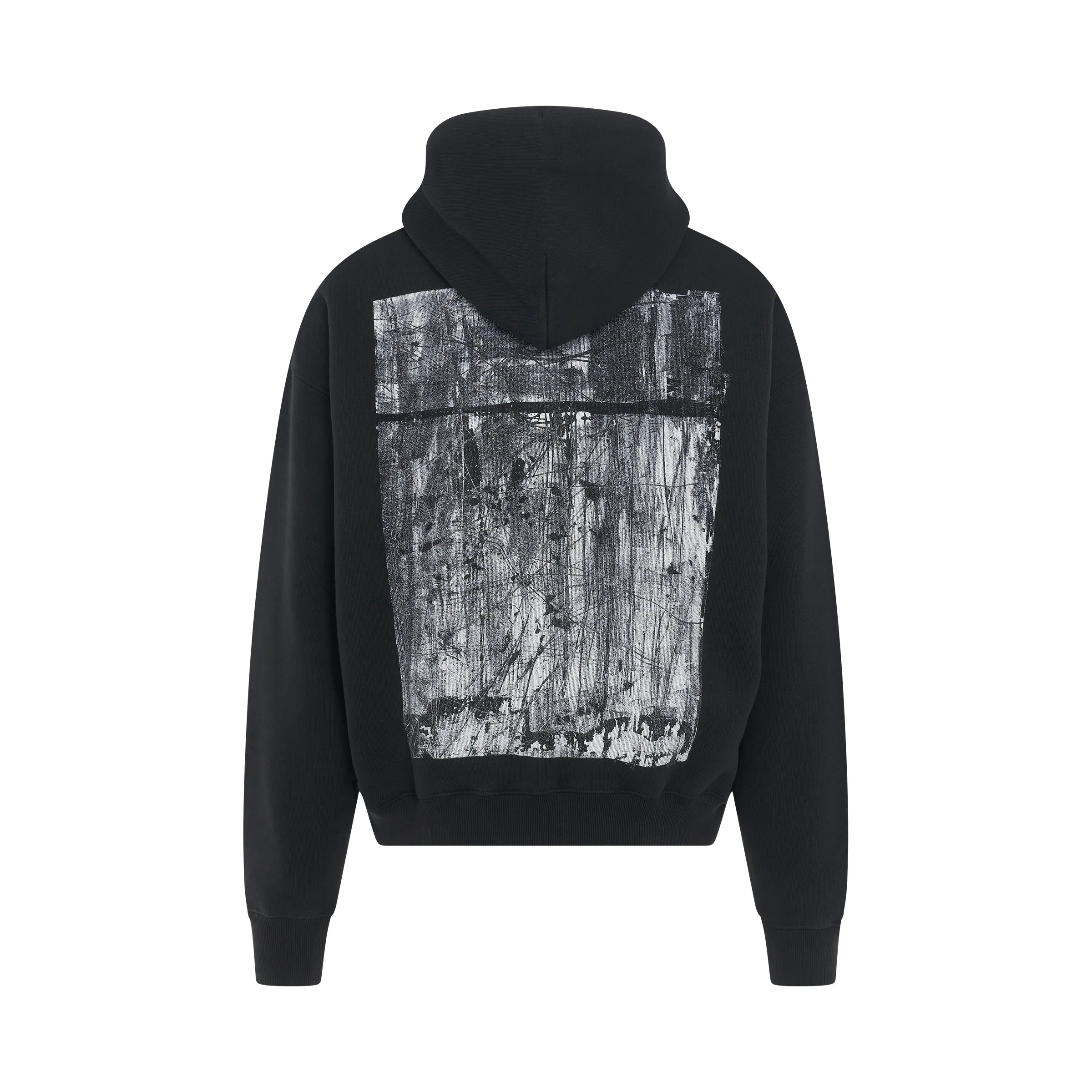 Scratch Tab Skate Fit Hoodie in Black sold by MARAIS product image thumbnail 4