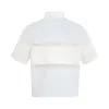 Cotton Jersey Rugby T-Shirt in White sold by MARAIS