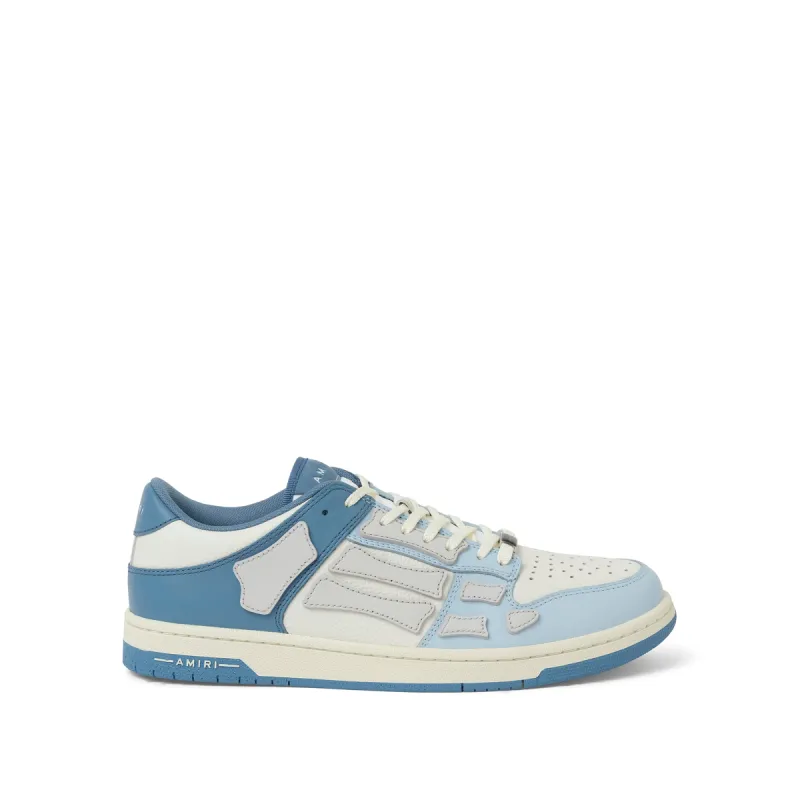 Two-Tone Skeleton Sneaker in Blue/White/Blue sold by MARAIS