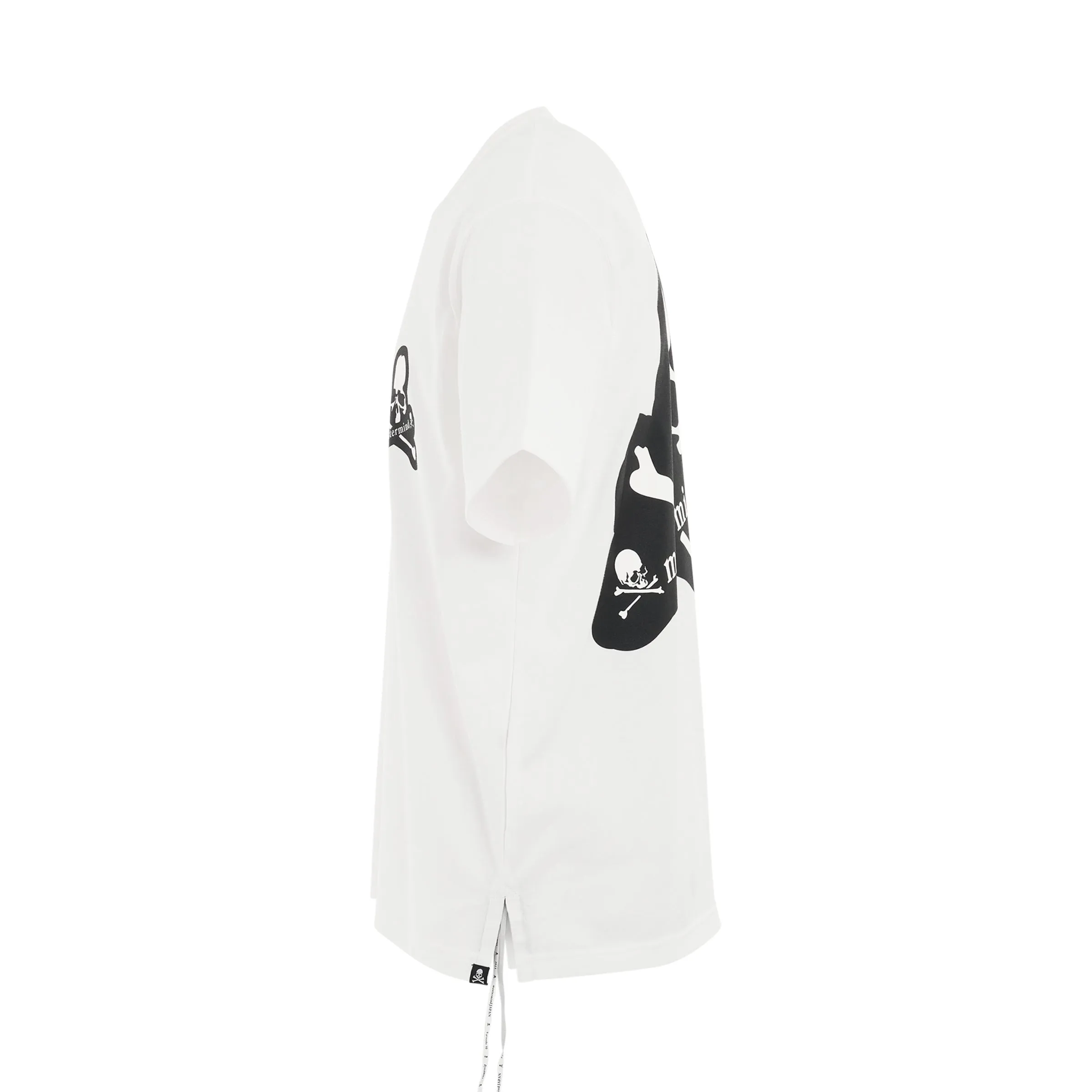 Glow in the Dark Skull T-Shirt in White sold by MARAIS product image thumbnail 3