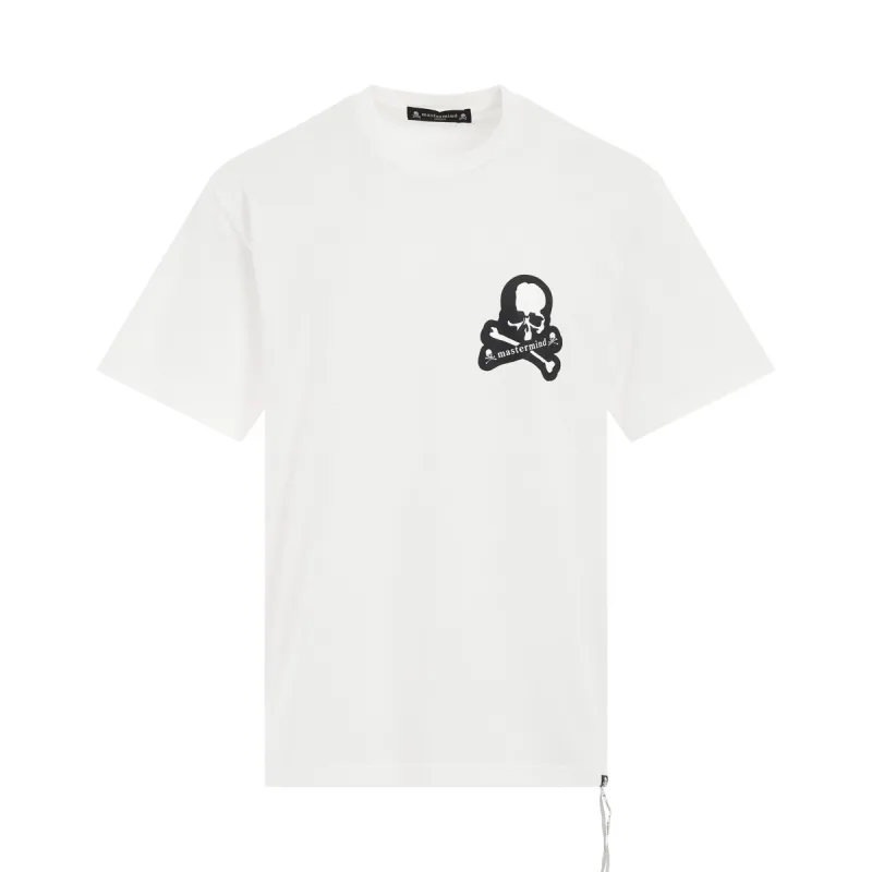 Glow in the Dark Skull T-Shirt in White sold by MARAIS