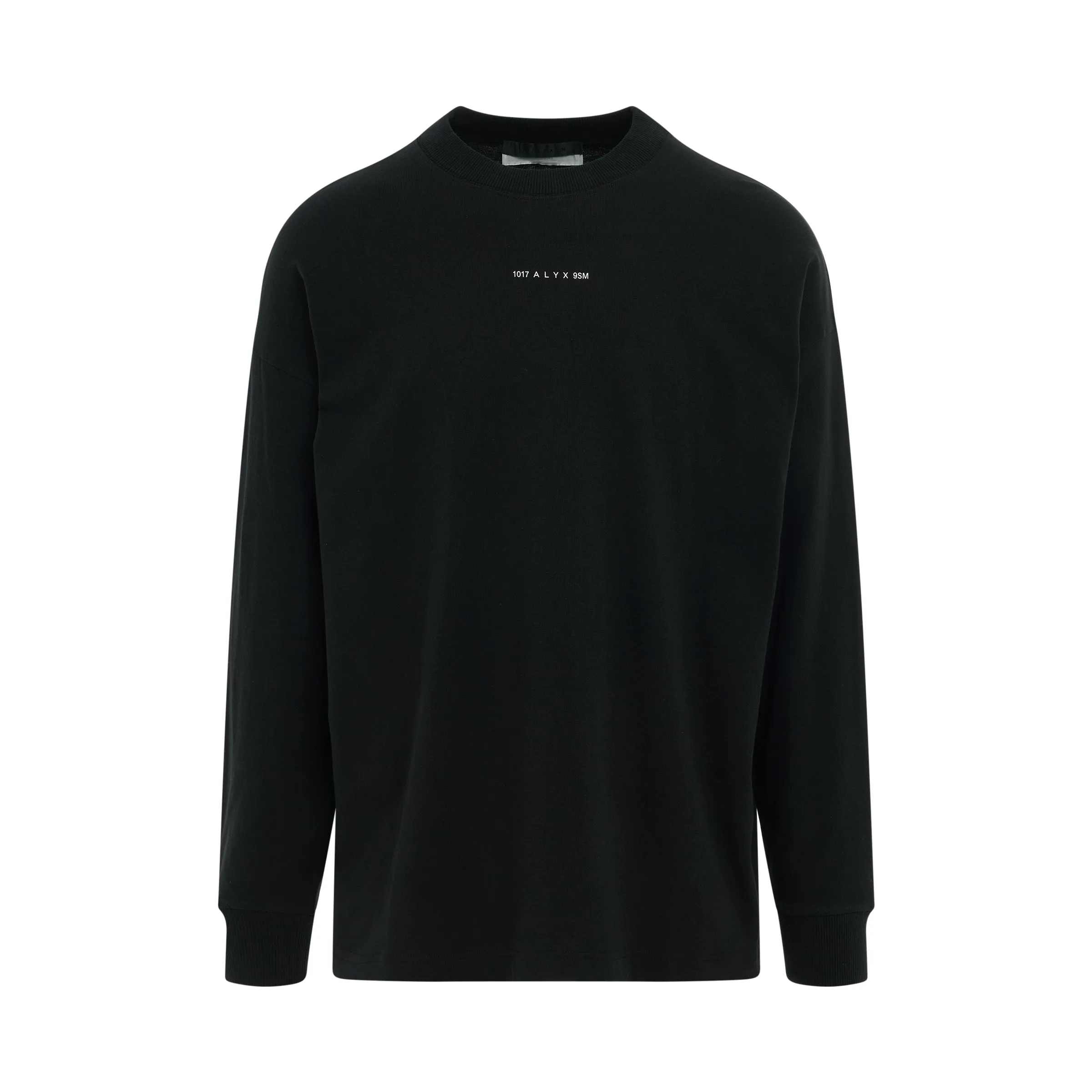 Visual L/S T-Shirt in Black sold by MARAIS