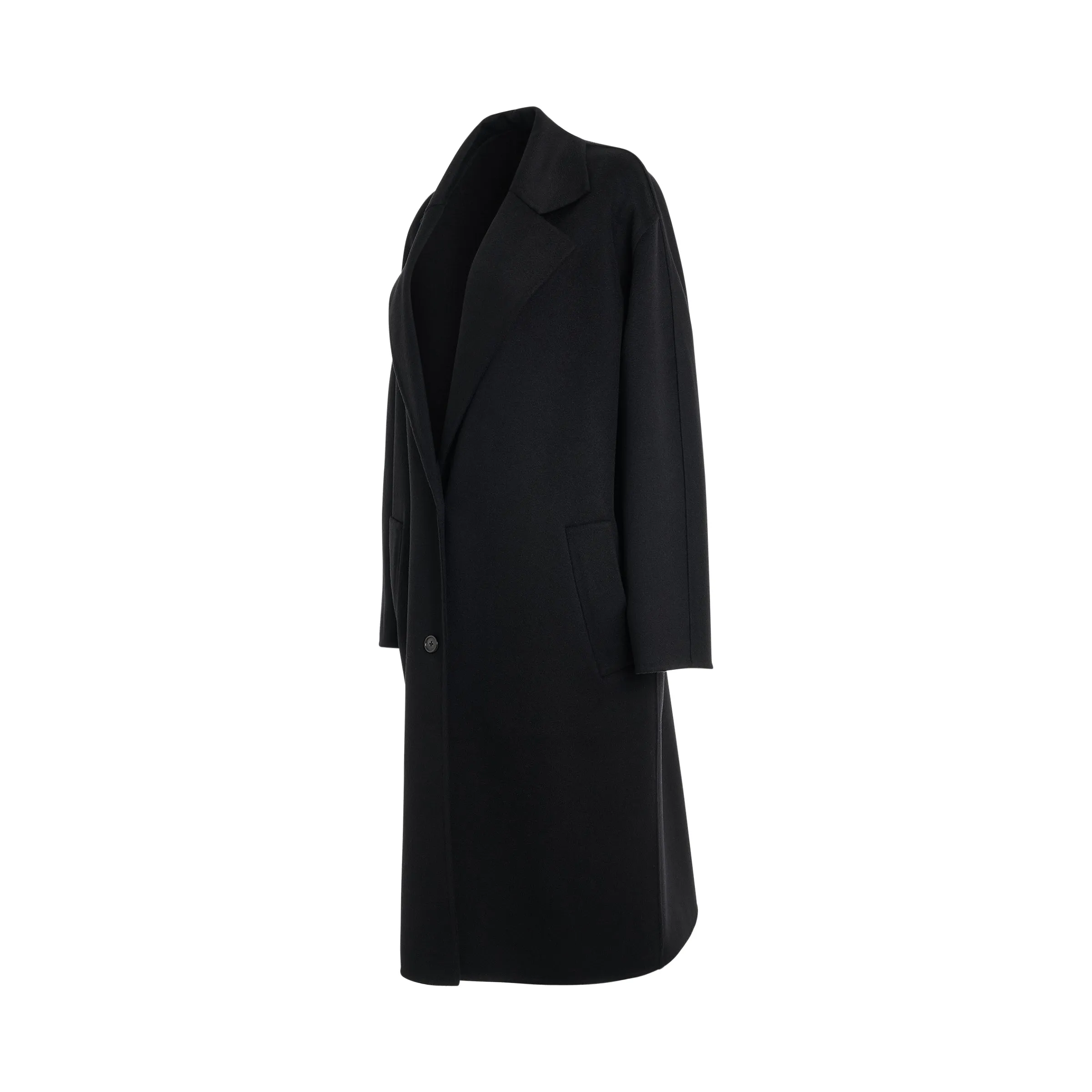 Single Breasted Coat in Black sold by MARAIS product image thumbnail 2