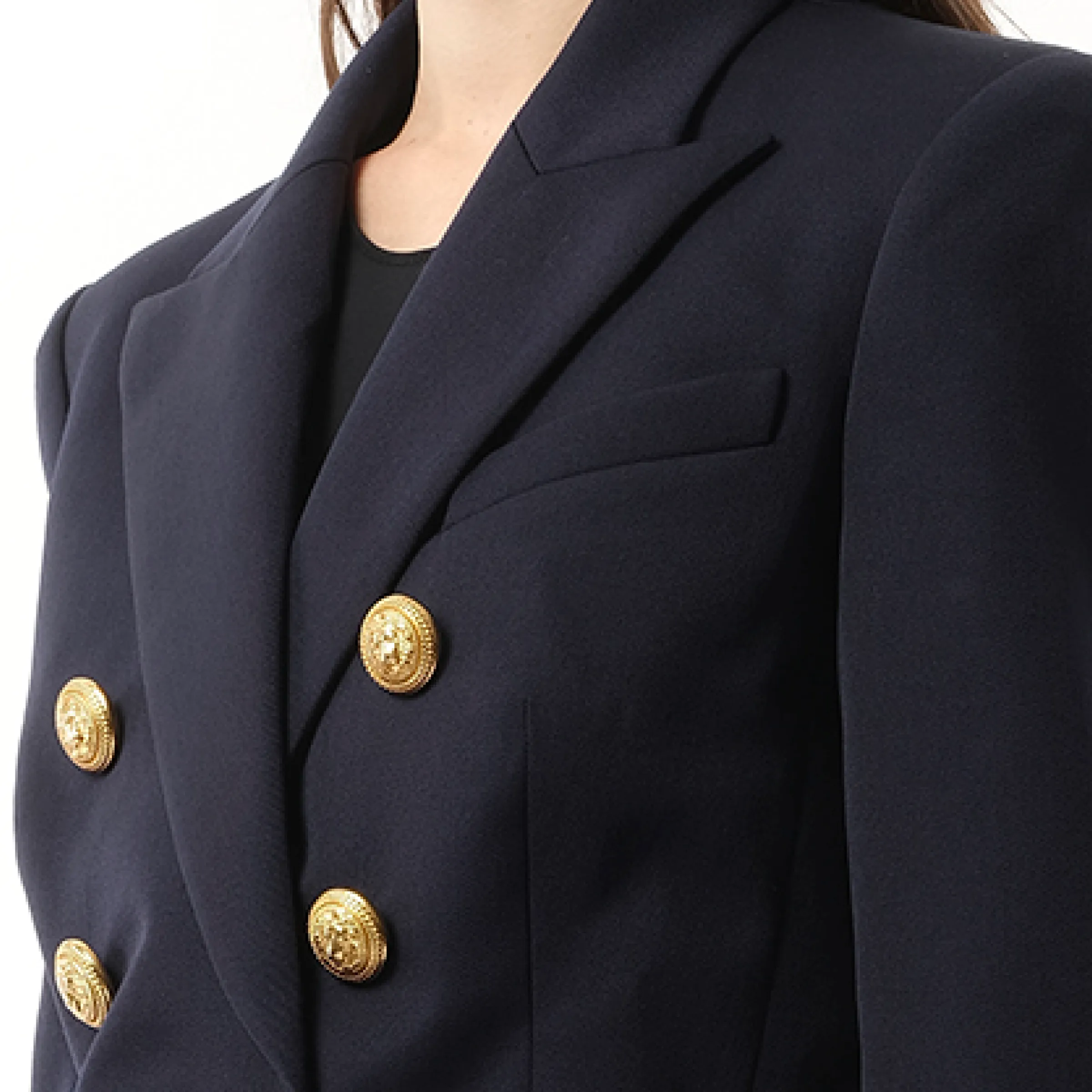 6 BTN Wool Jacket in Navy sold by MARAIS product image thumbnail 3
