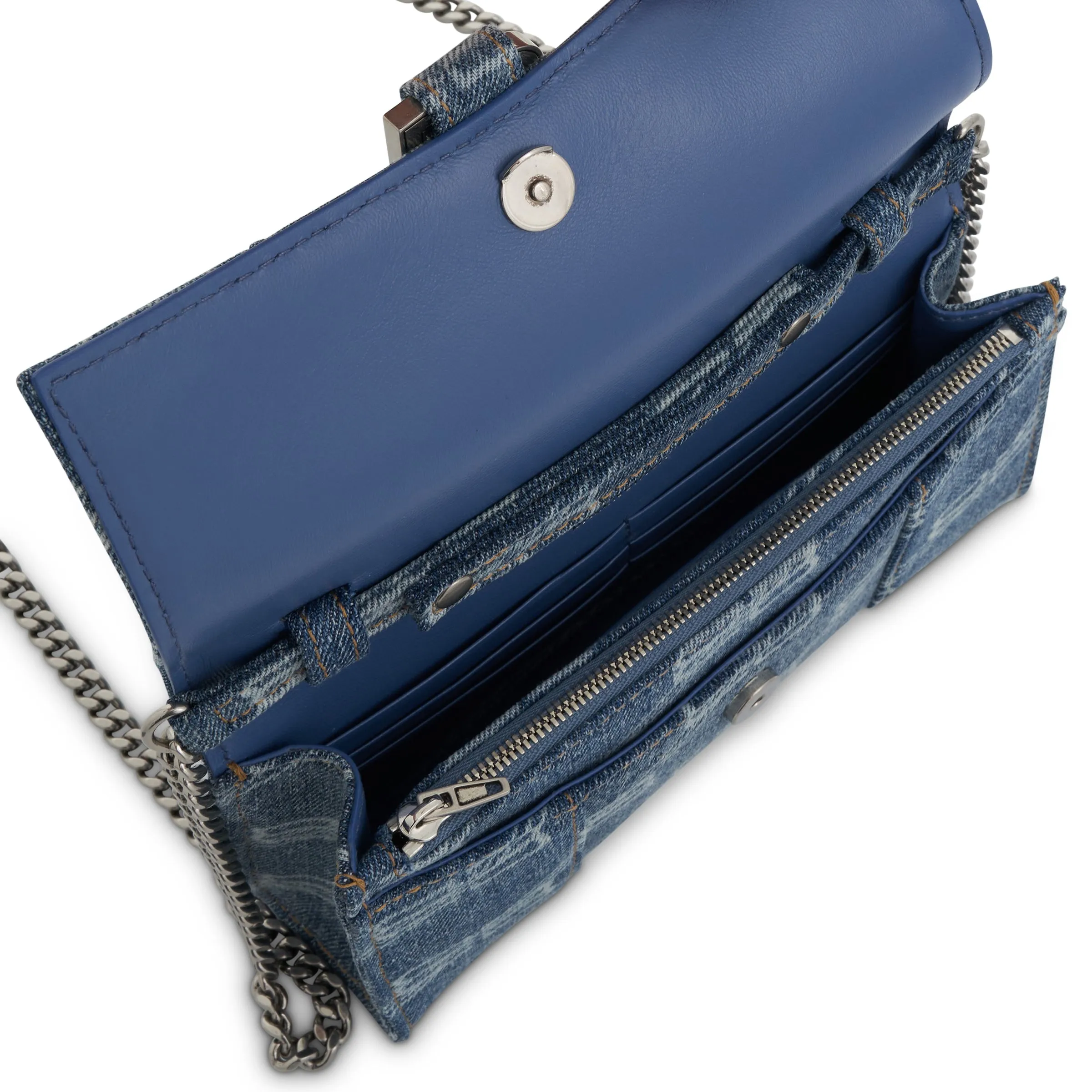 Hourglass Wallet On Chain in Blue sold by MARAIS product image thumbnail 4
