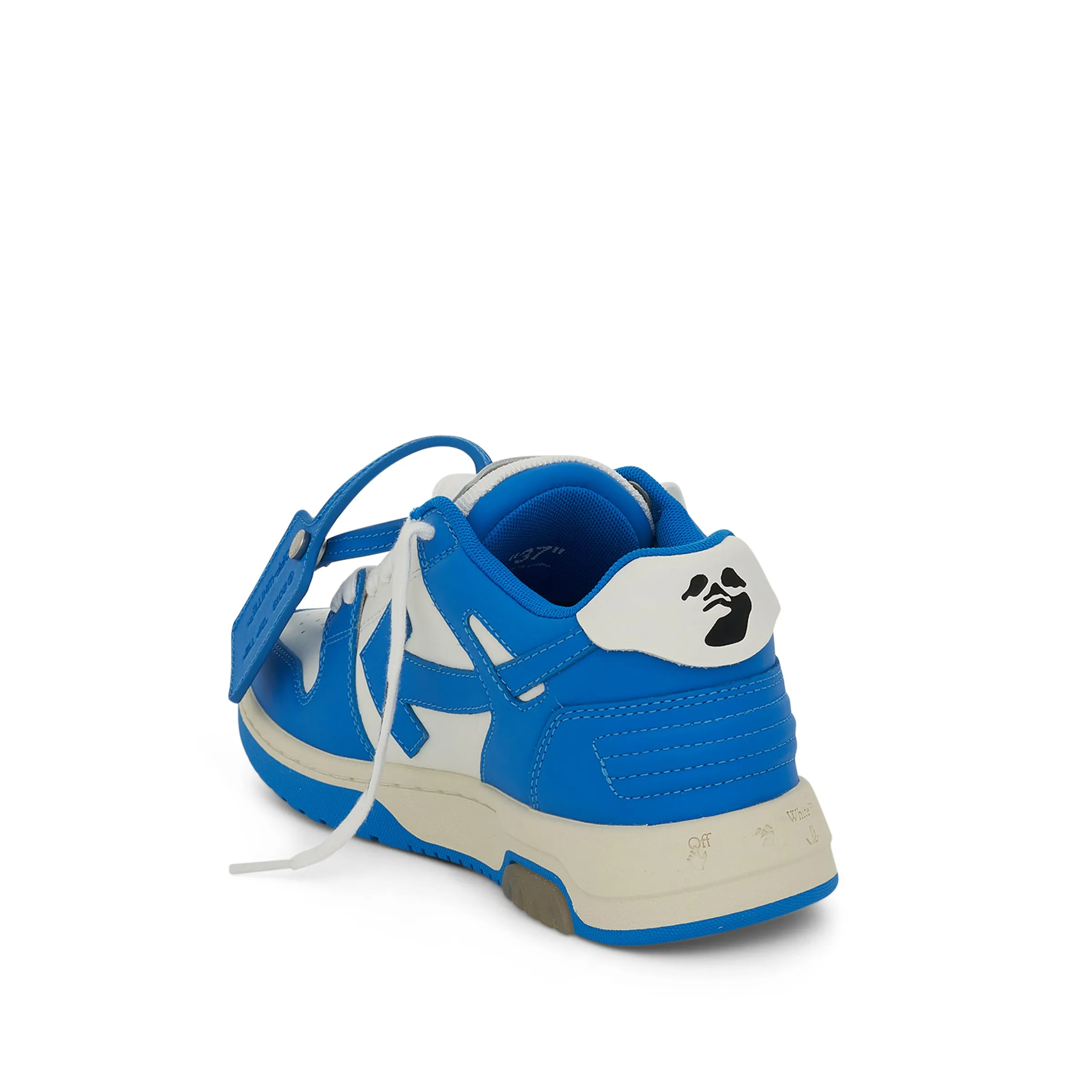 Out Of Office Calf Leather Sneakers in White/Blue sold by MARAIS product image thumbnail 4