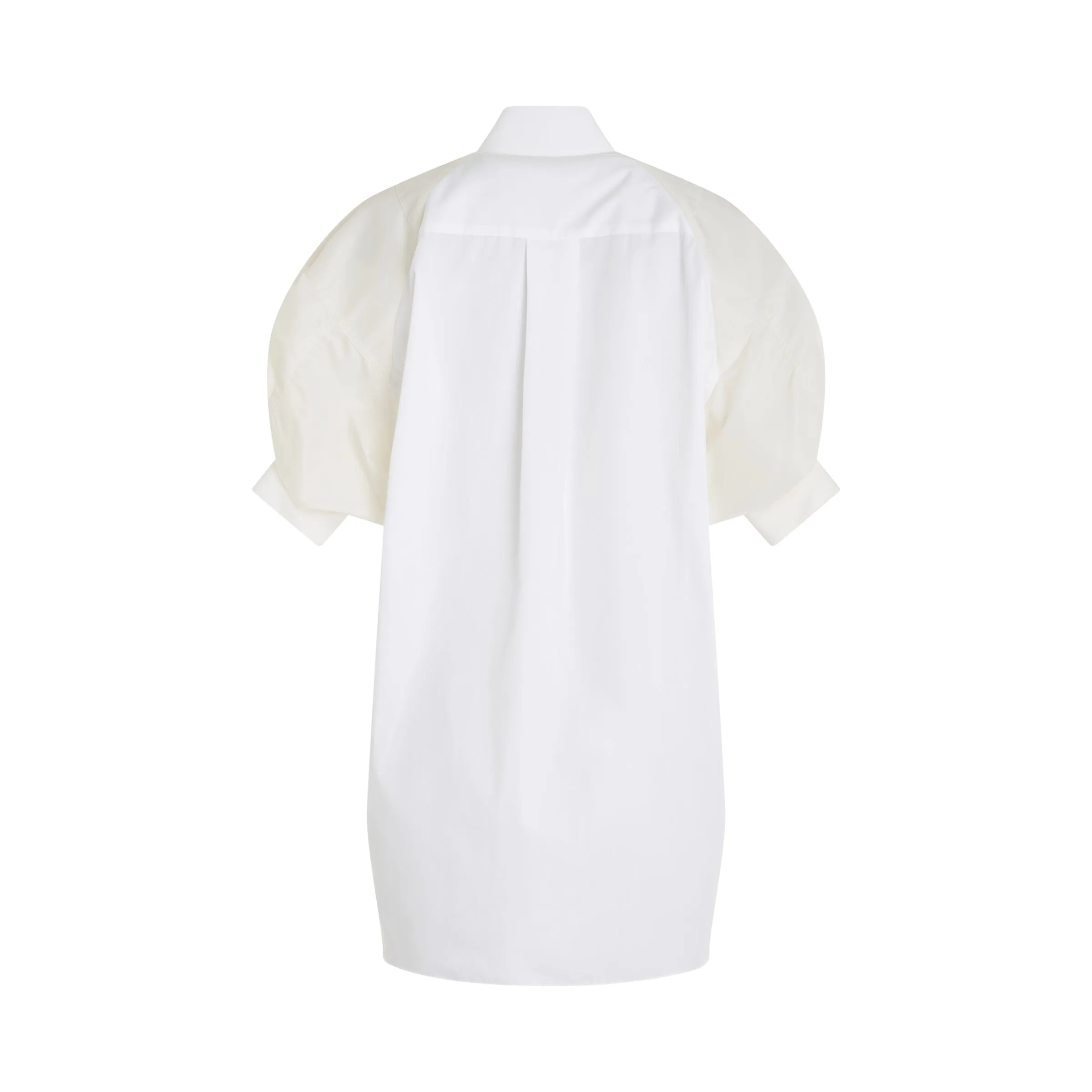 Cotton Poplin x Nylon Twill Dress in Off White sold by MARAIS product image thumbnail 5