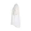 Cotton Poplin x Nylon Twill Dress in Off White sold by MARAIS