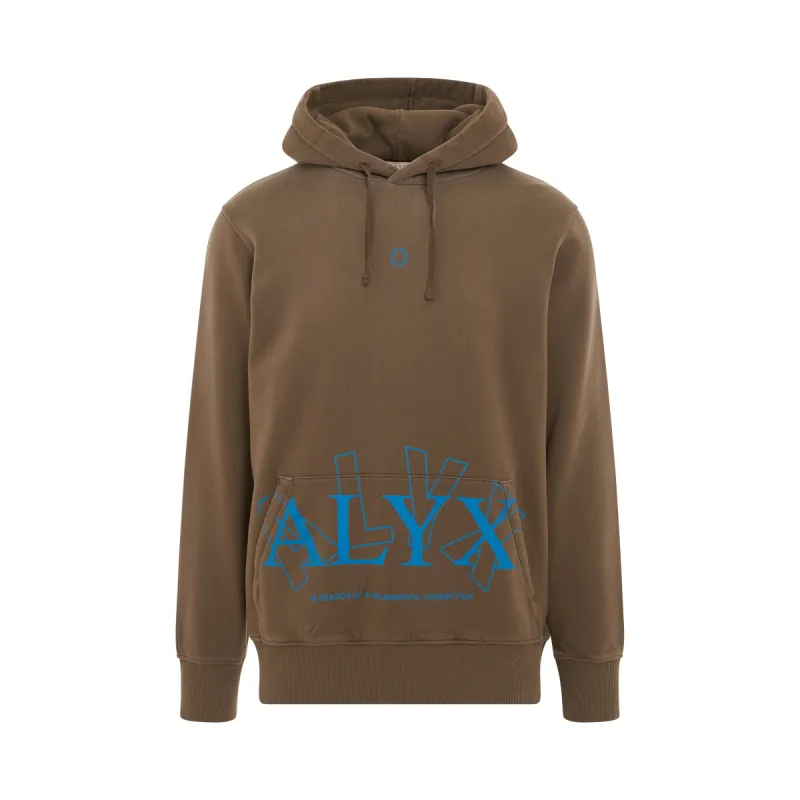 2X Logo Hoodie in Tan sold by MARAIS