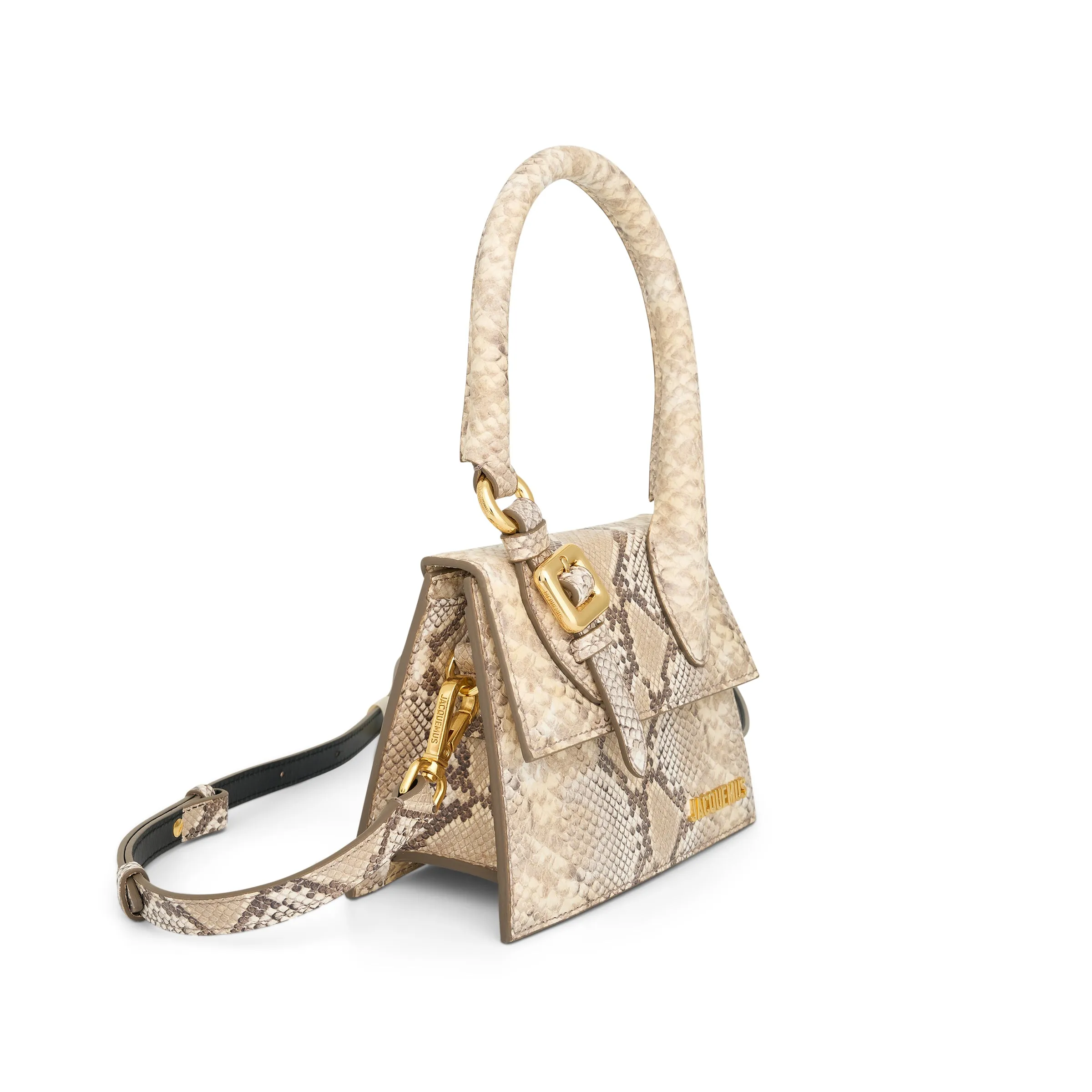 Le Chiquito Moyen Boucle Leather Bag in Beige sold by MARAIS product image thumbnail 3