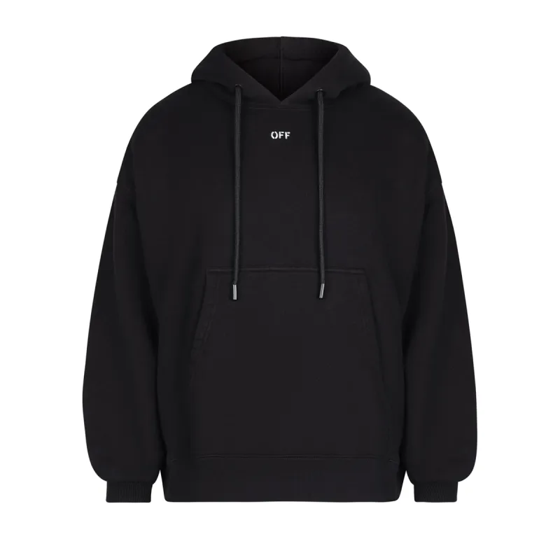 Off Stamp Skate Fit Hoodie in Black sold by MARAIS
