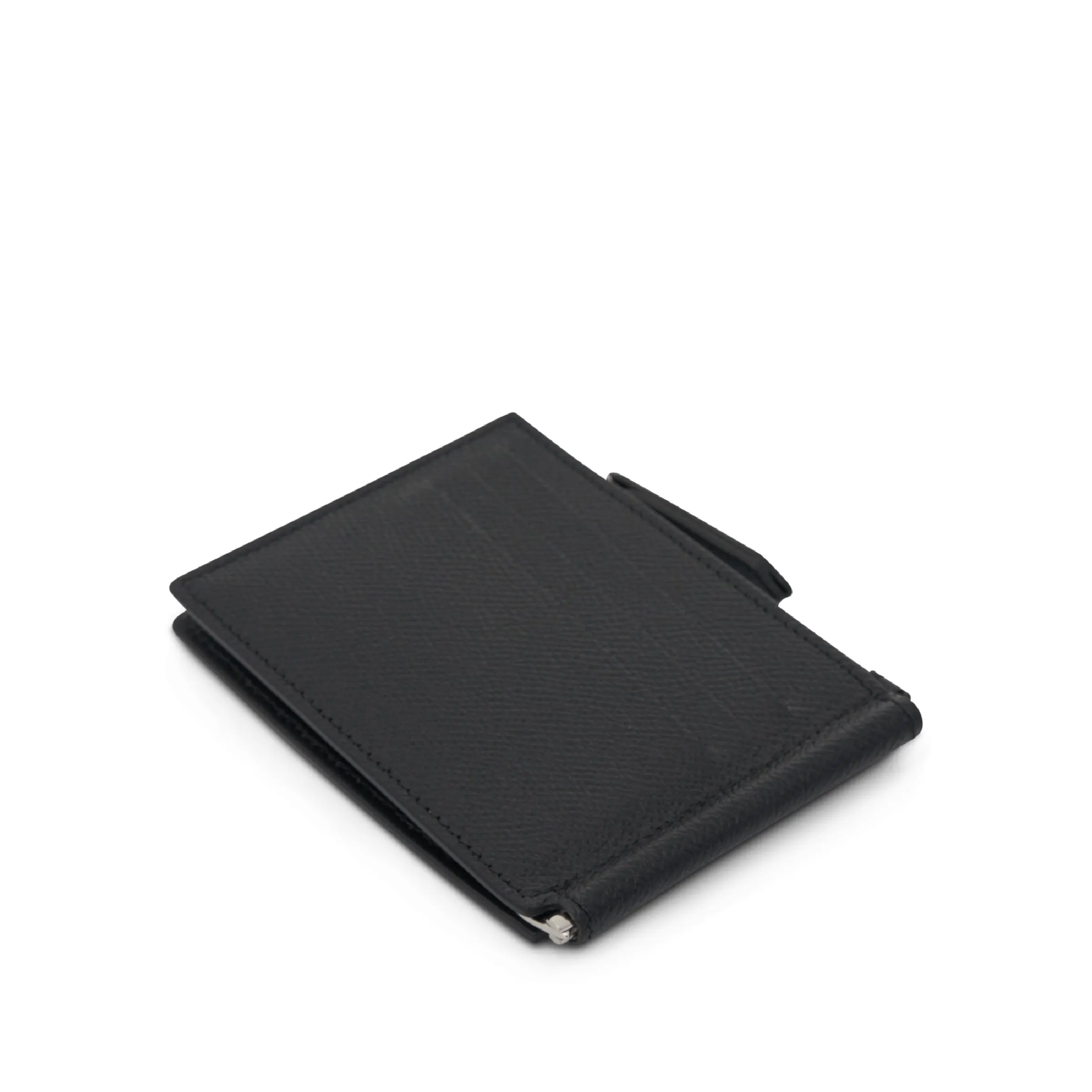 Four Stitch Logo Wallet with Zip in Black sold by MARAIS product image thumbnail 2