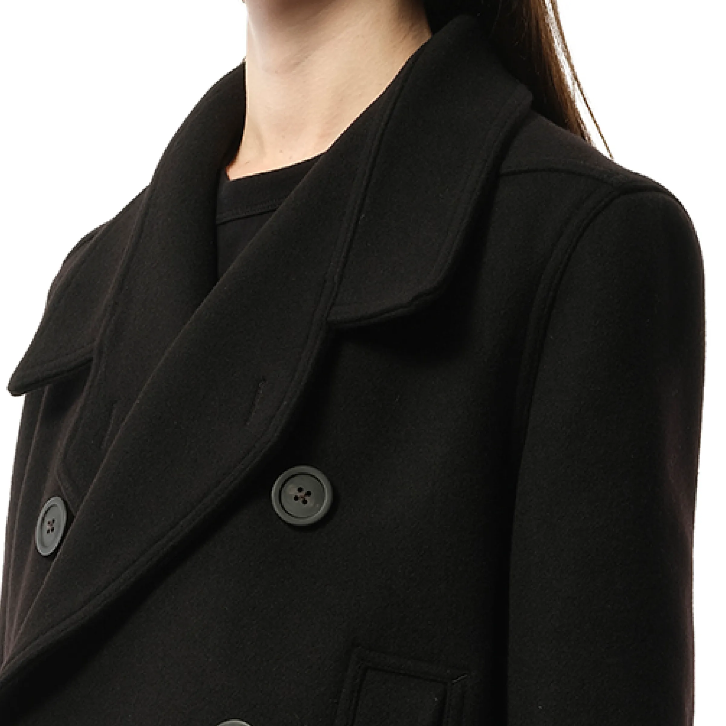 Officer Coat in Black sold by MARAIS product image thumbnail 3