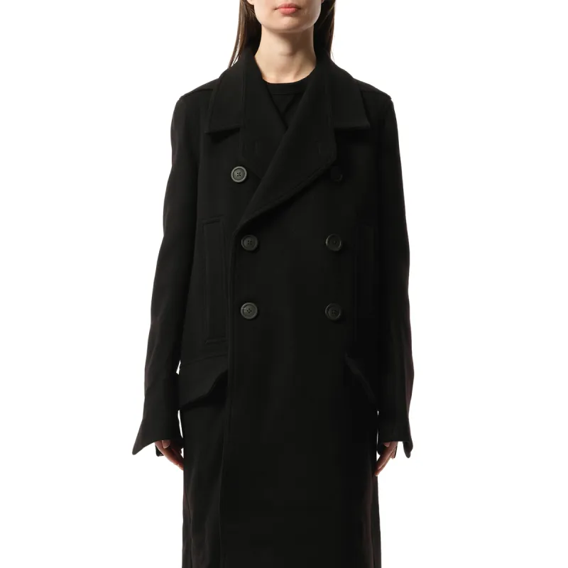 Officer Coat in Black sold by MARAIS