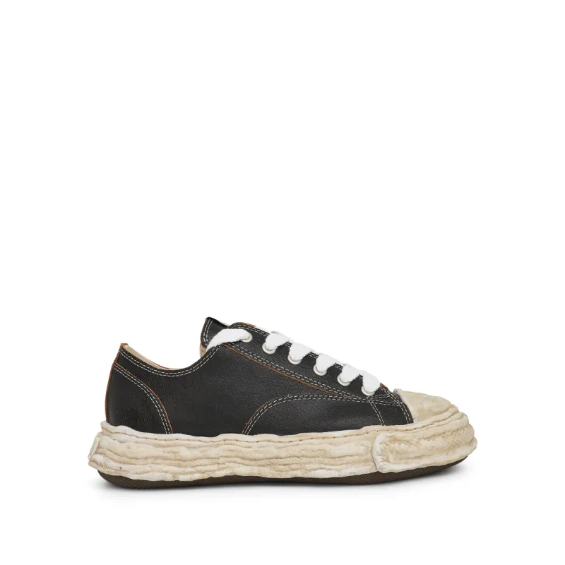 Peterson 23 OG Crackling Sneaker in Black/White sold by MARAIS