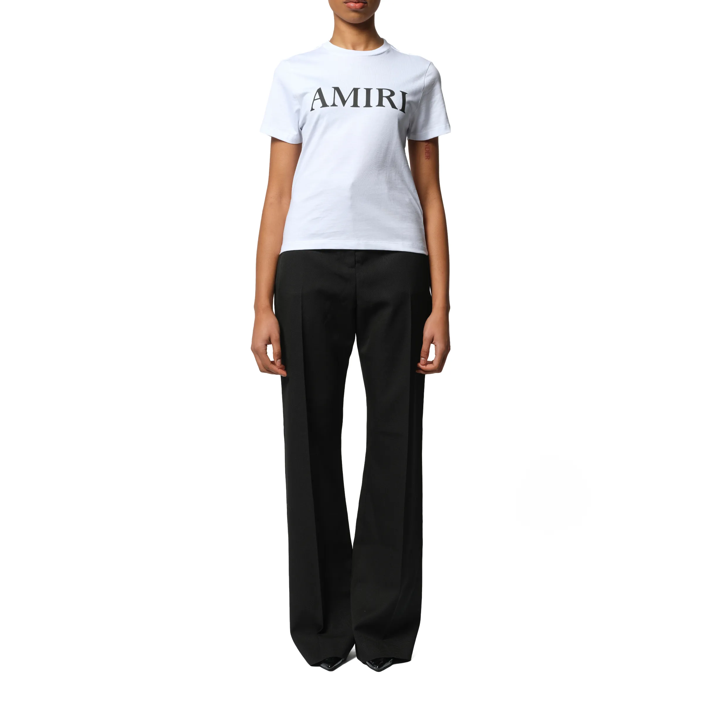 Amiri Core Logo T-Shirt in White sold by MARAIS product image thumbnail 4
