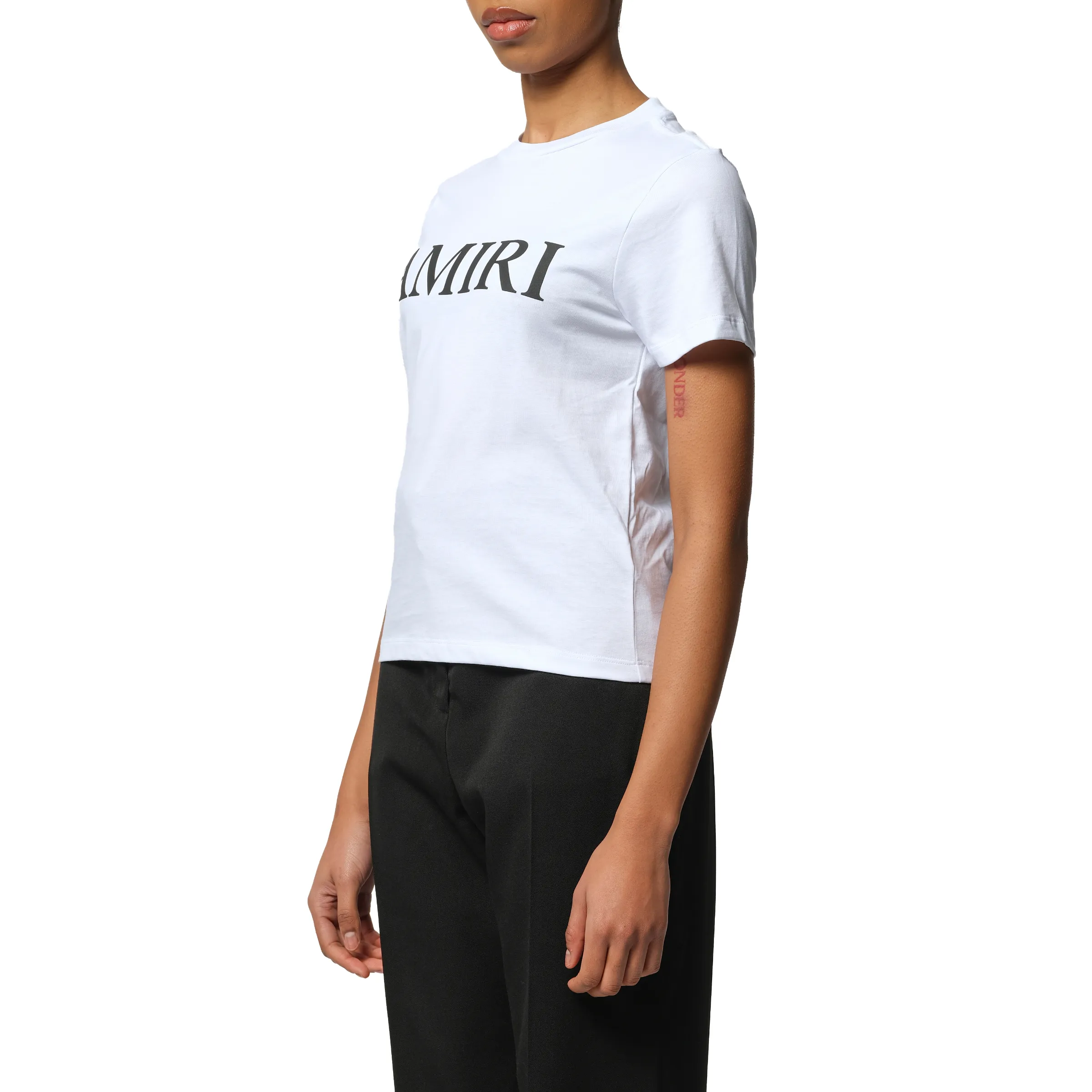 Amiri Core Logo T-Shirt in White sold by MARAIS product image thumbnail 5
