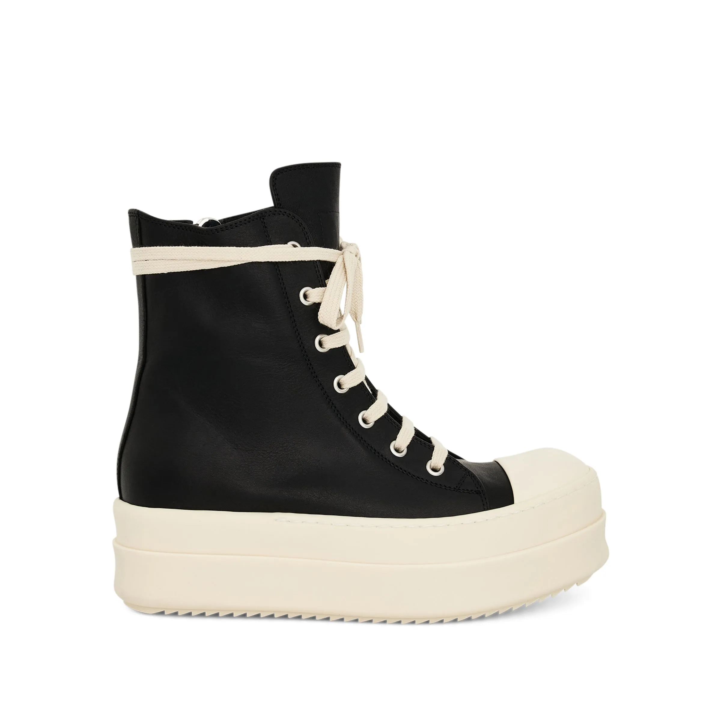 Women Mega Bumper Sneaker in Black/Milk sold by MARAIS