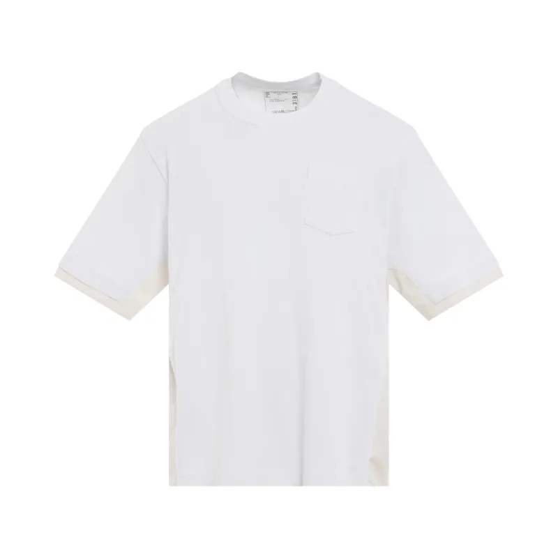 Classic Cotton Jersey T-Shirt in White sold by MARAIS