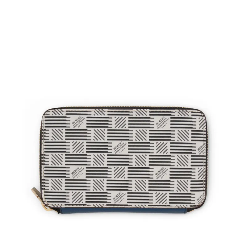 Compact Zip Wallet in White sold by MARAIS