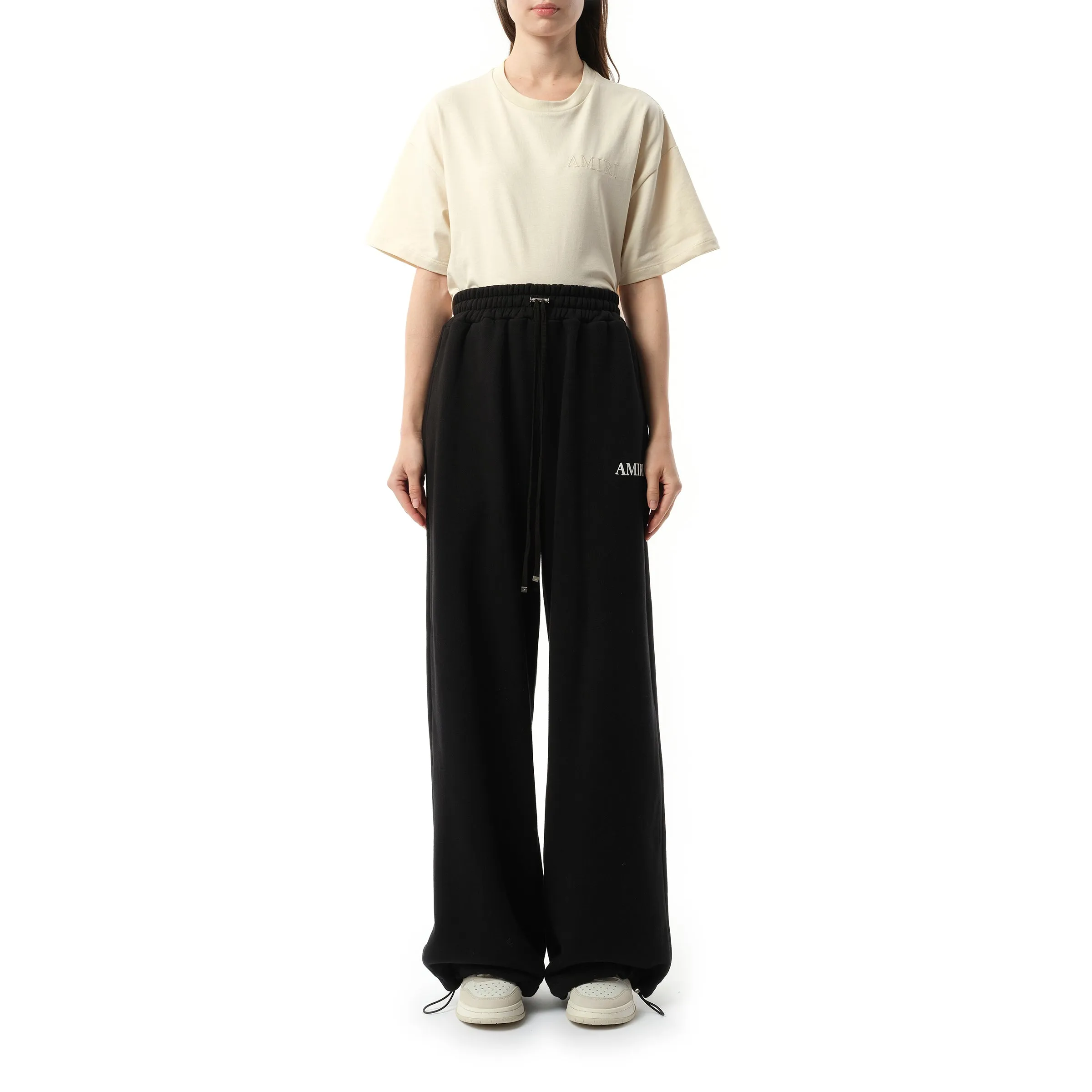 Core logo Flare Sweatpant in Black sold by MARAIS product image thumbnail 4