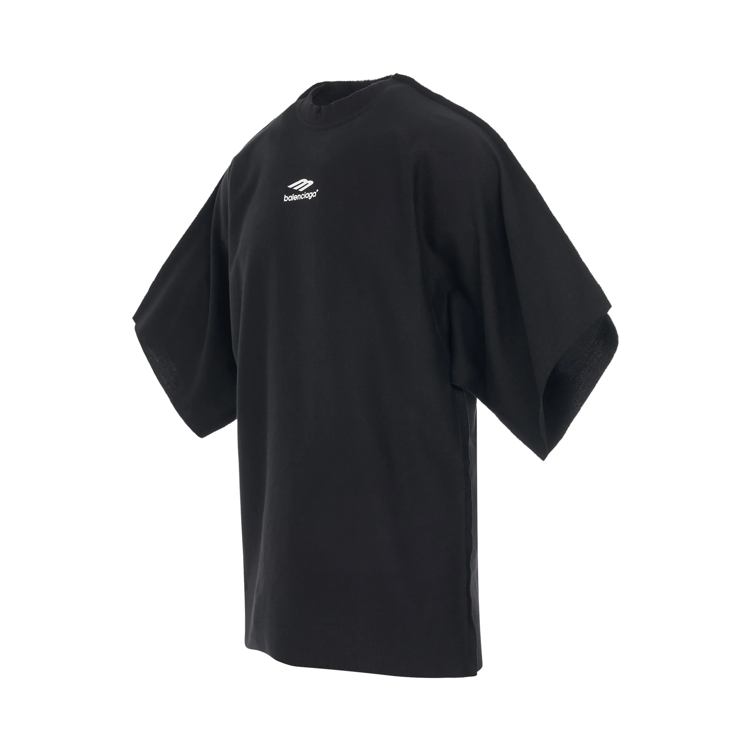 3B Sports Icon Flat Oversized T-Shirt in Black sold by MARAIS product image thumbnail 2