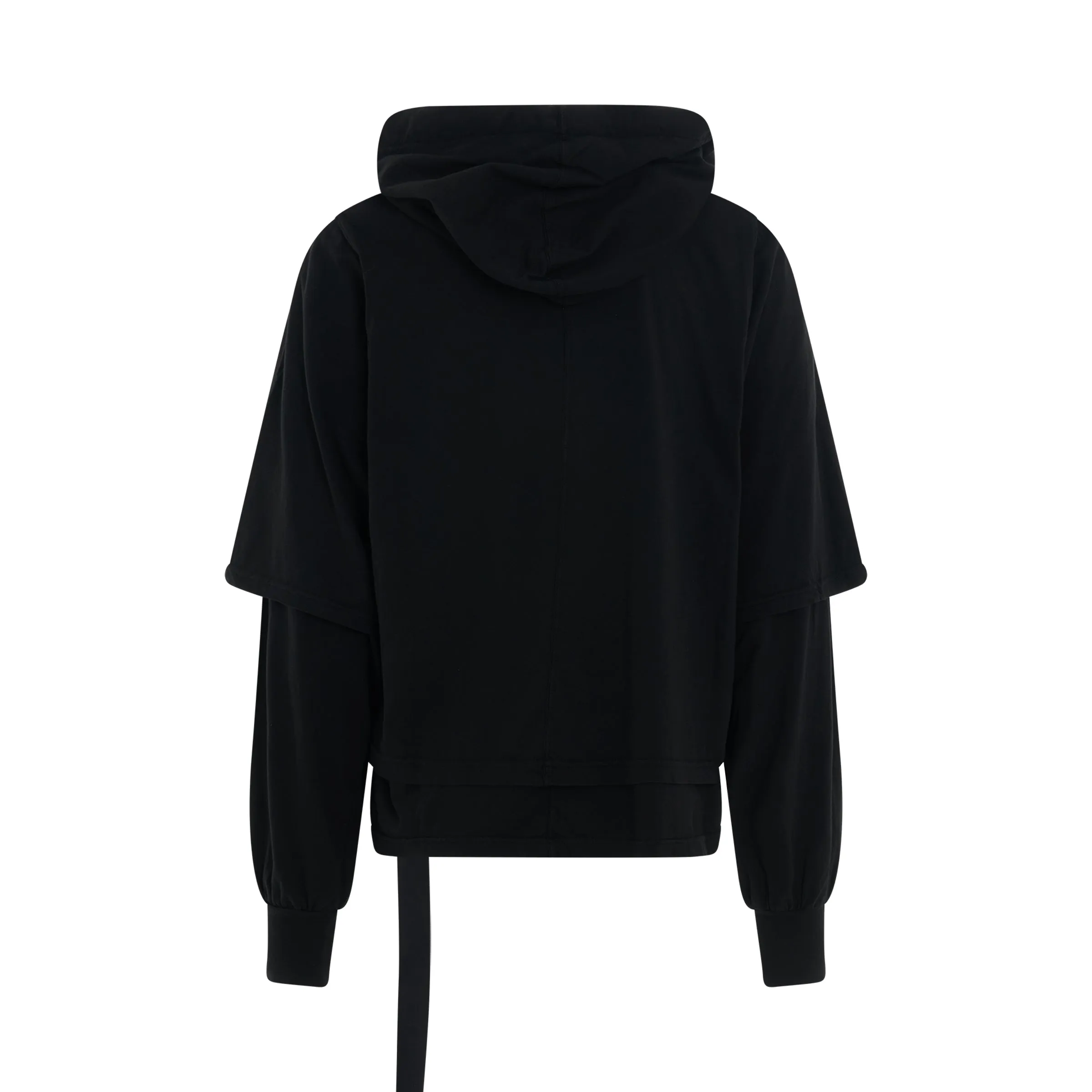 DKRSHDW Hustler Knit Hoodie T-Shirt in Black sold by MARAIS product image thumbnail 4