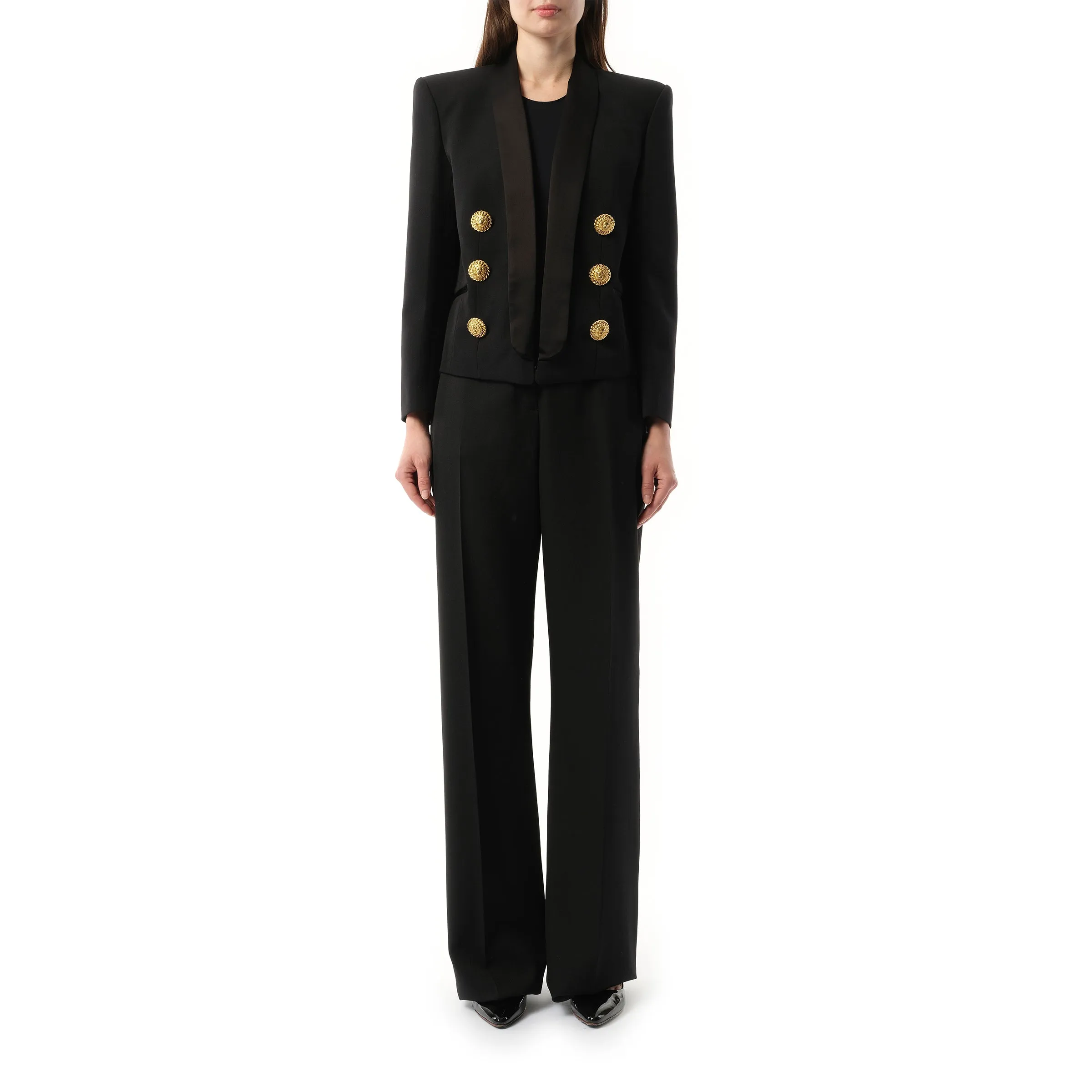 6 BTN Satin GDP Jacket in Black sold by MARAIS product image thumbnail 4