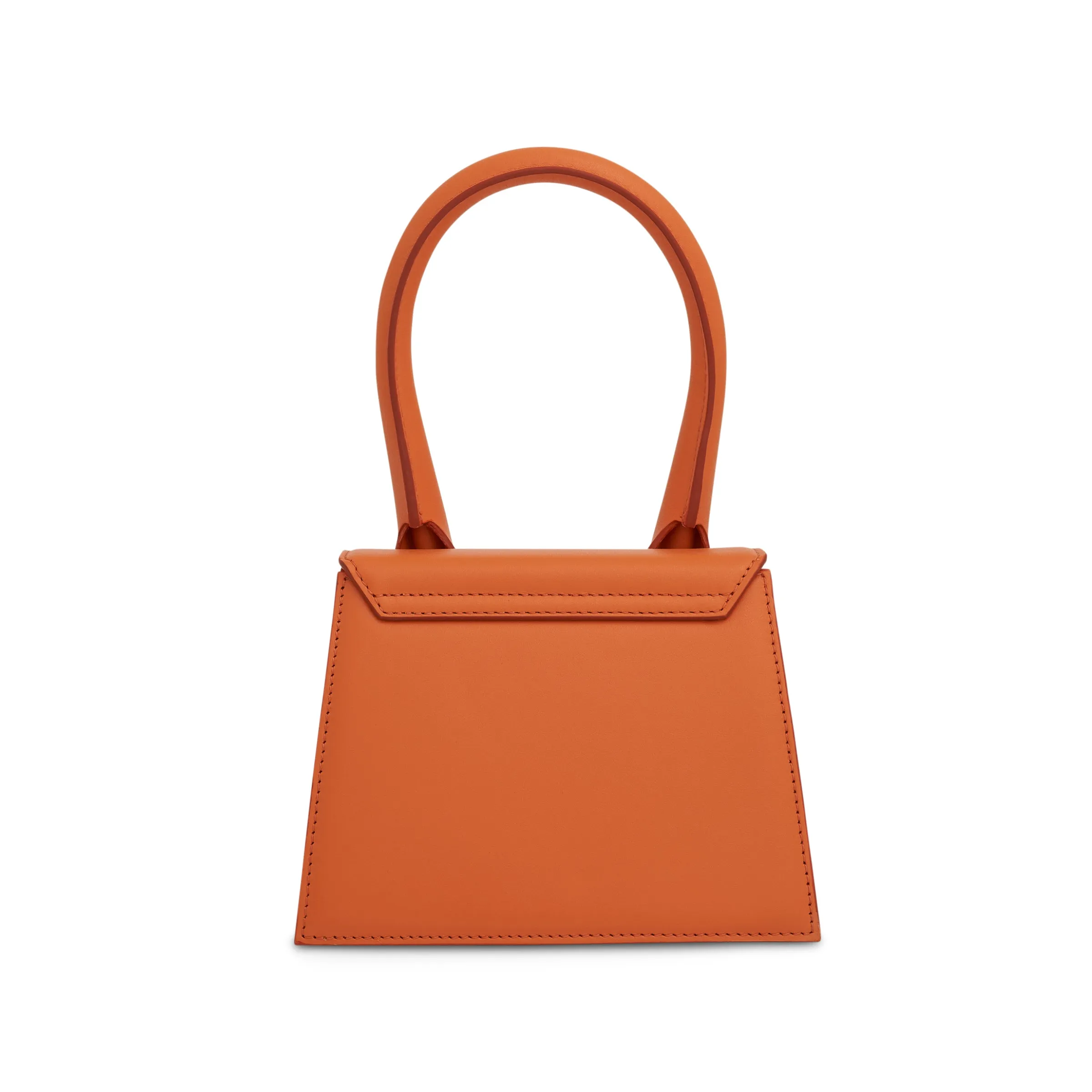 Le Chiquito Moyen Leather Bag in Orange sold by MARAIS product image thumbnail 3