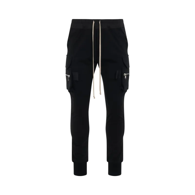 Knit Cargo Pants in Black sold by MARAIS
