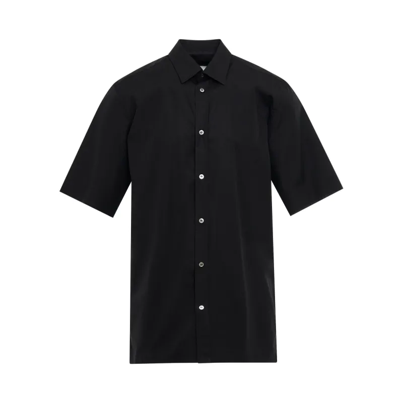 Classic Short Sleeved Shirt in Black sold by MARAIS