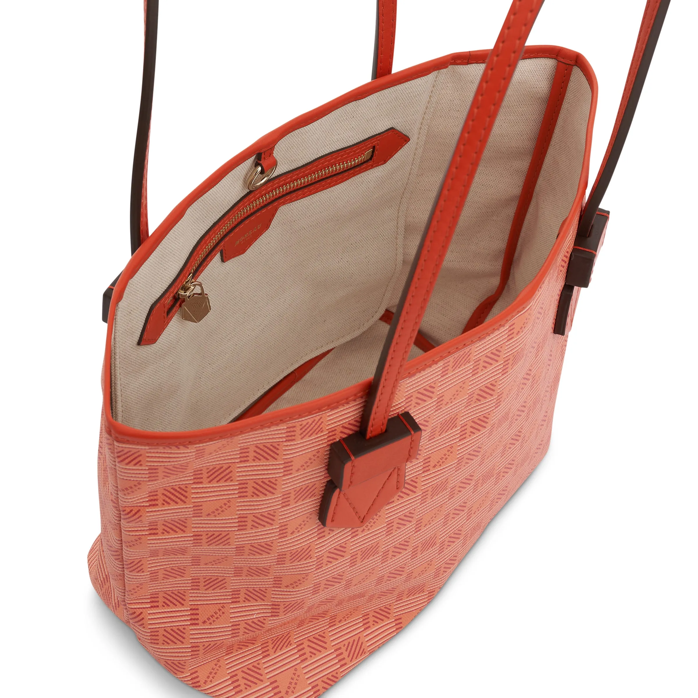 Saint Tropez Tote PM in Orange sold by MARAIS product image thumbnail 4