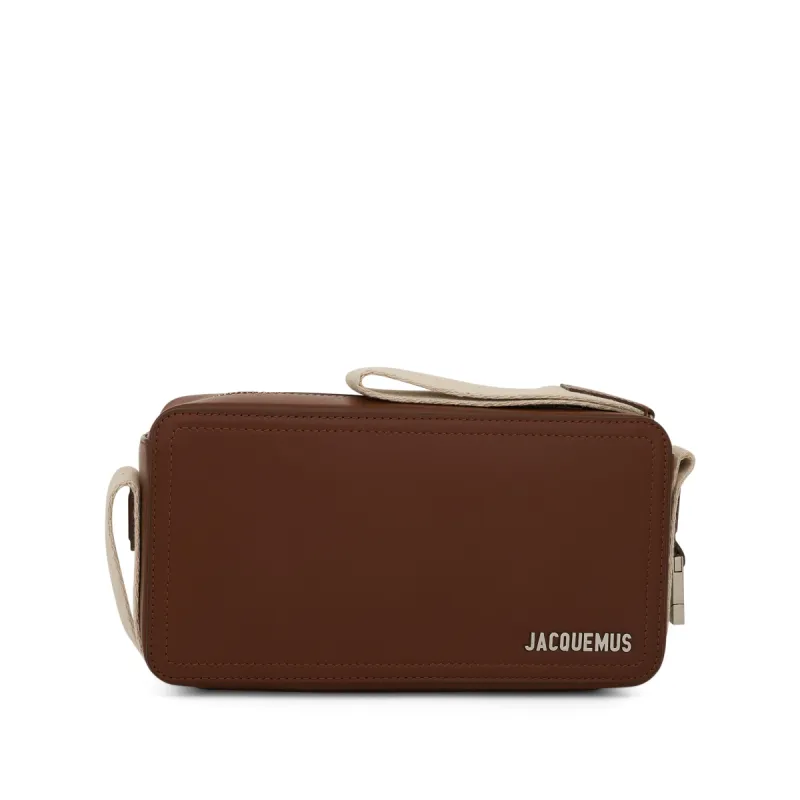 Le Cuerda Horizontal Leather Bag in Brown sold by MARAIS