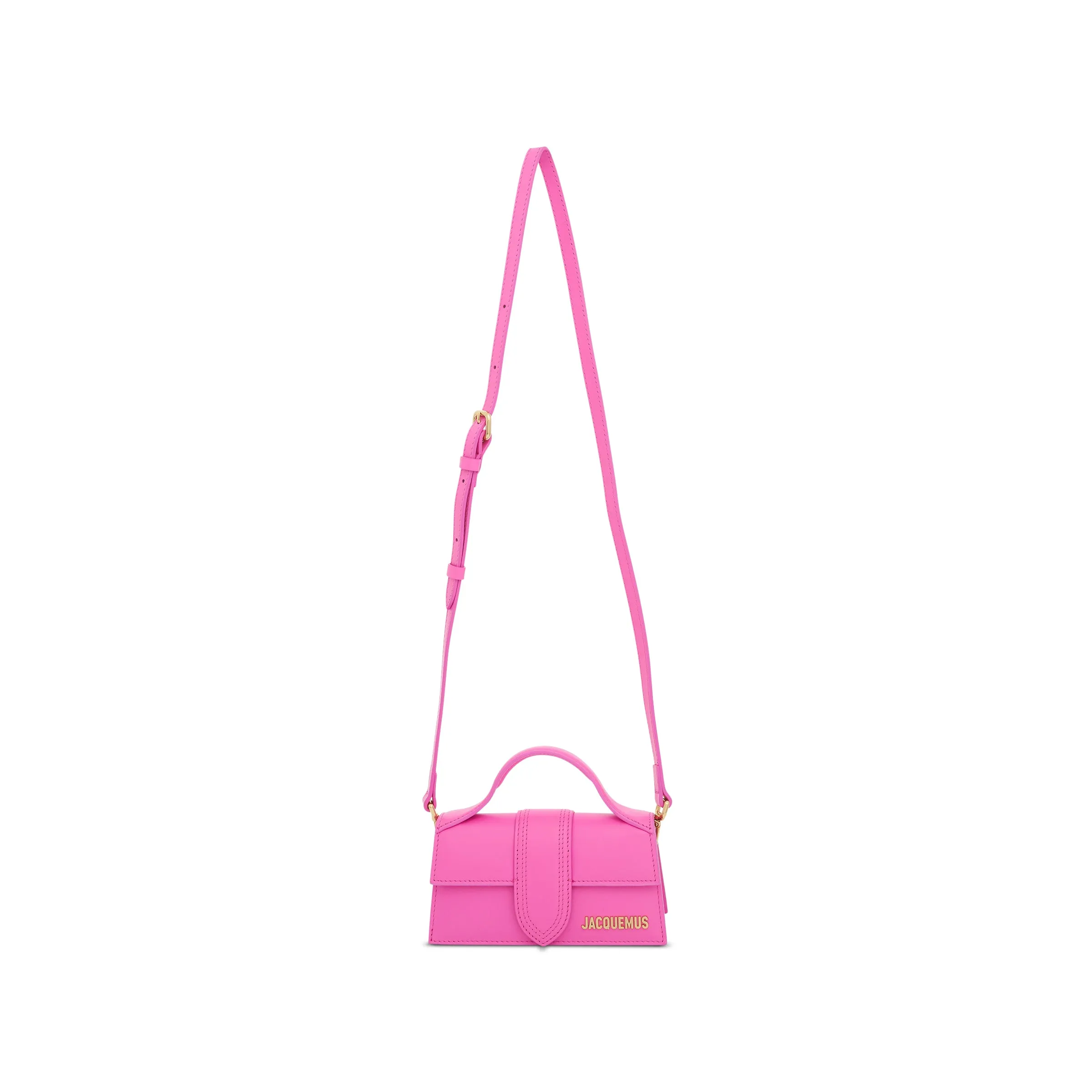 Le Bambino Mini Leather Bag in Neon Pink sold by MARAIS product image thumbnail 5