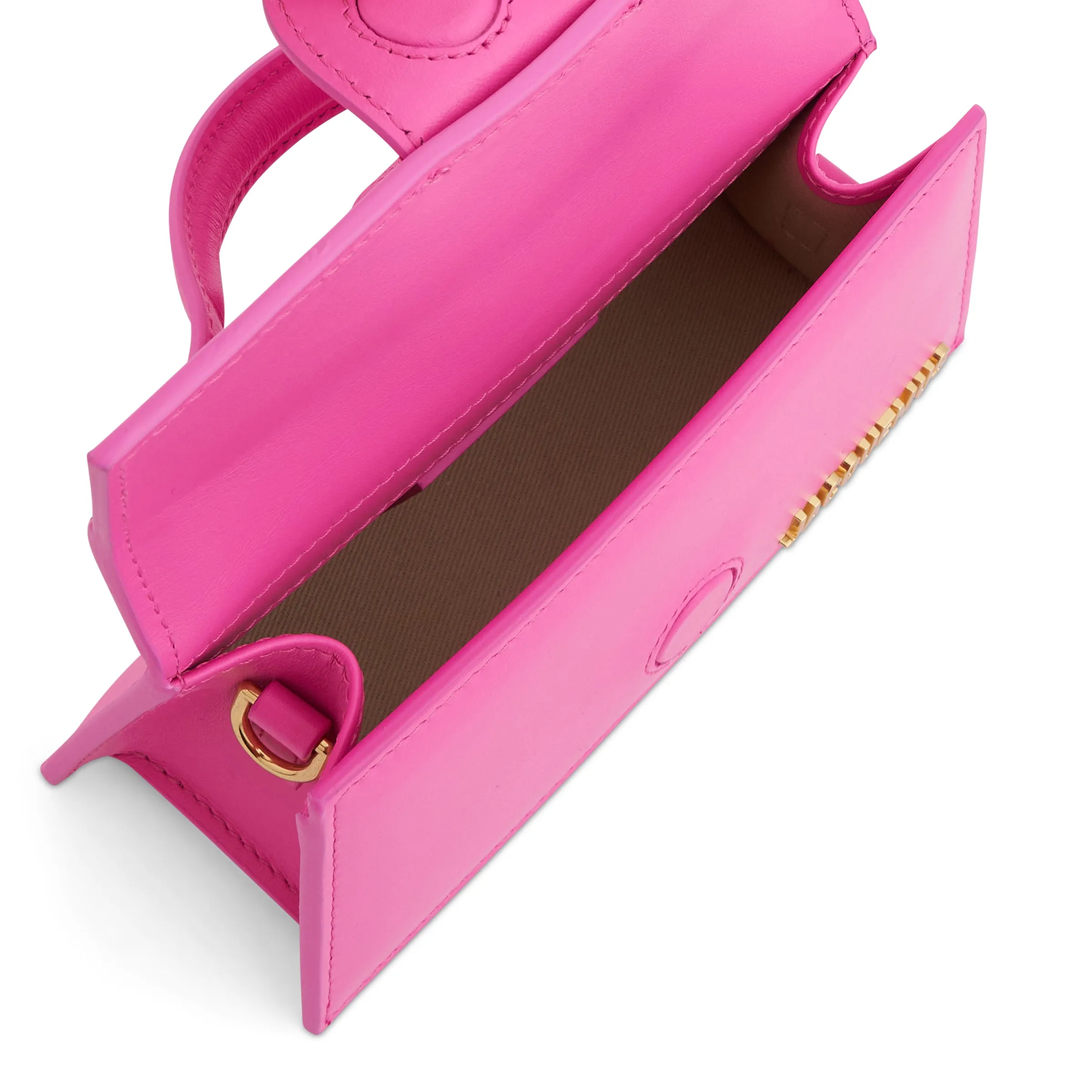Le Bambino Mini Leather Bag in Neon Pink sold by MARAIS product image thumbnail 4