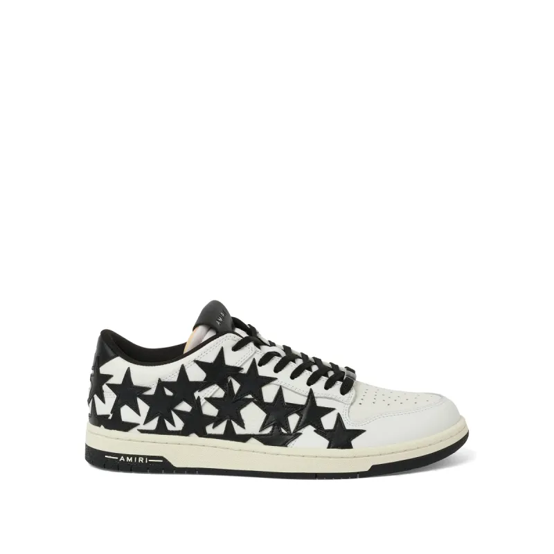 Stars Lowtop Sneaker in Black made by AMIRI
