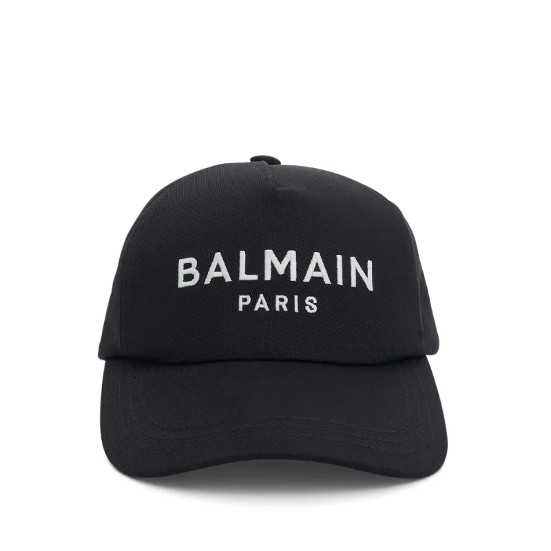 Logo Cotton Cap in Black sold by MARAIS