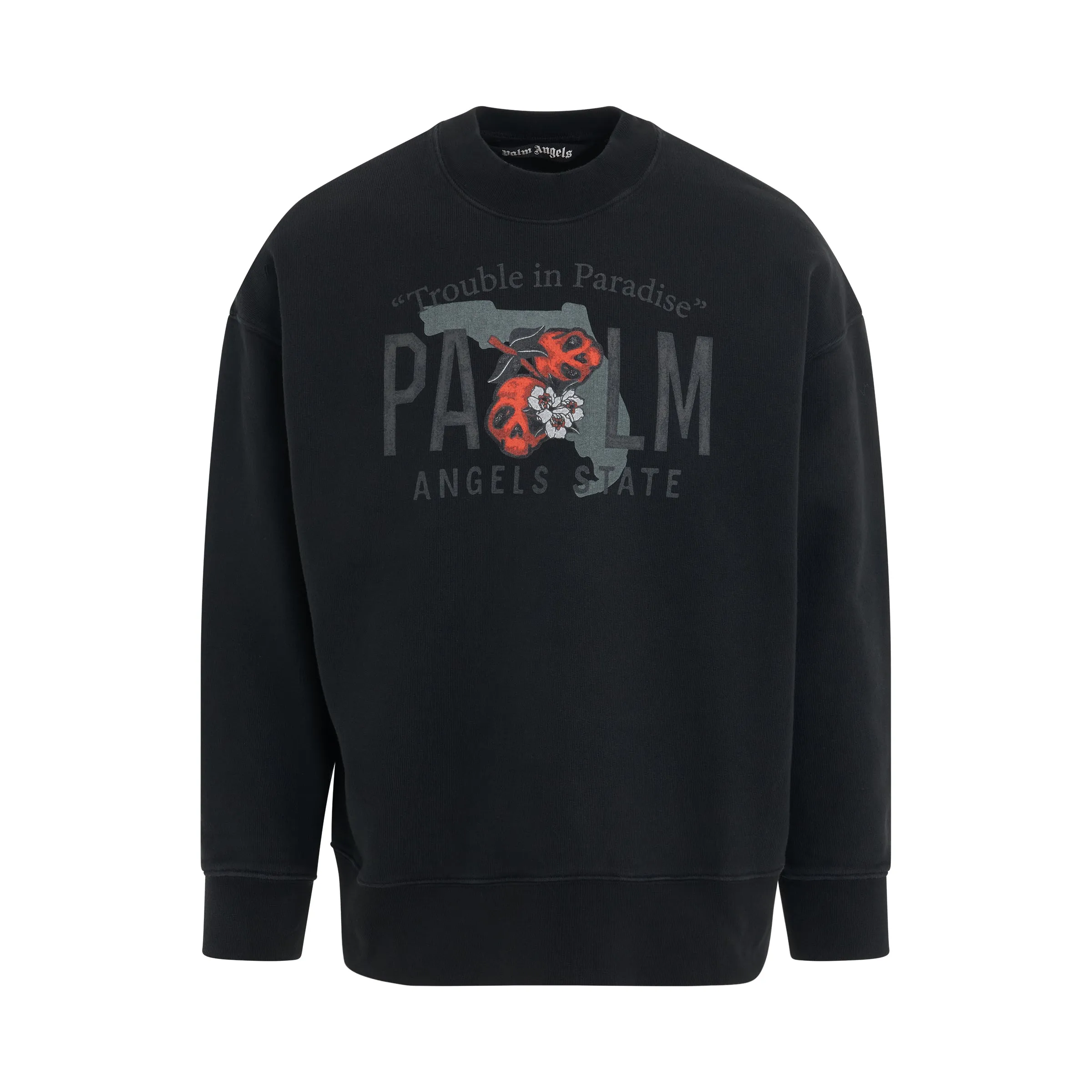 B GD East Coast Vint Crewneck Sweatshirt in Black/Green sold by MARAIS