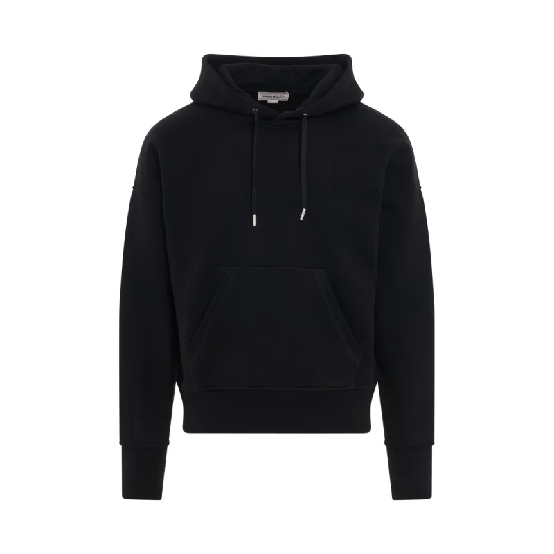 Drop Shoulder Hoodie in Black sold by MARAIS