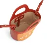 Tropicalia Medium Tote Bag in Orange sold by MARAIS