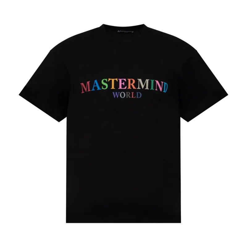 Mastermind World Classic Logo T-Shirt in Black made by MARAIS