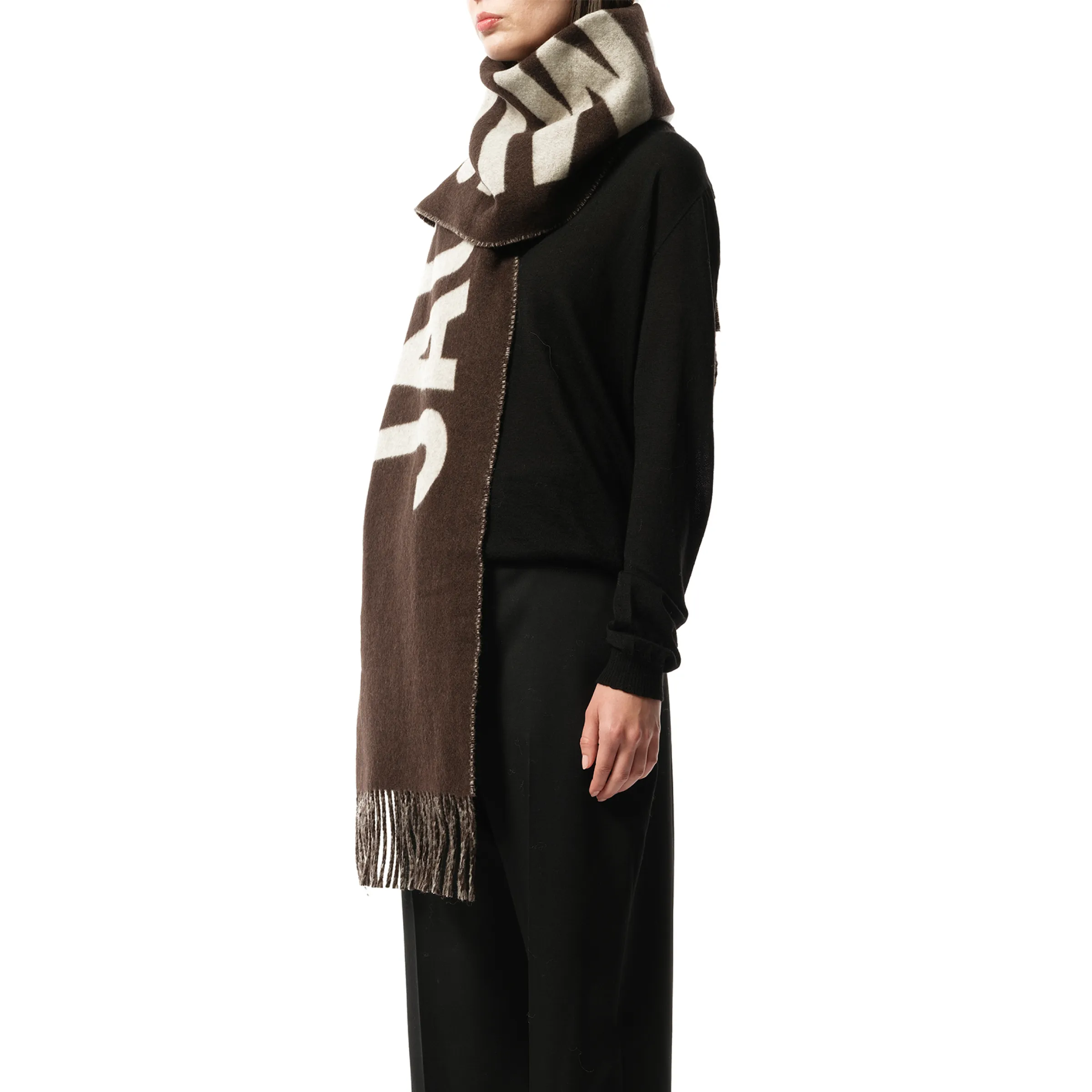 L'echarpe Jacquemus Scarf in Brown/Multicolour sold by MARAIS product image thumbnail 5
