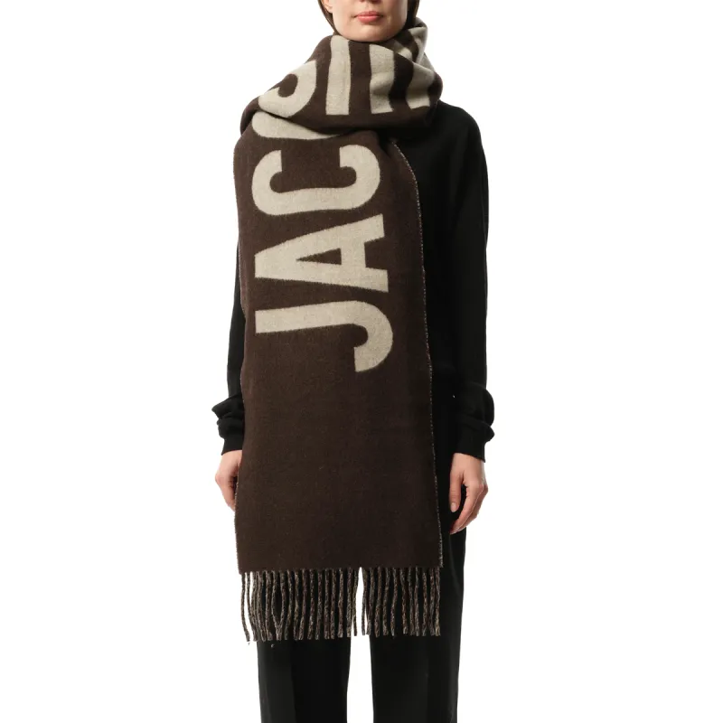L'echarpe Jacquemus Scarf in Brown/Multicolour sold by MARAIS