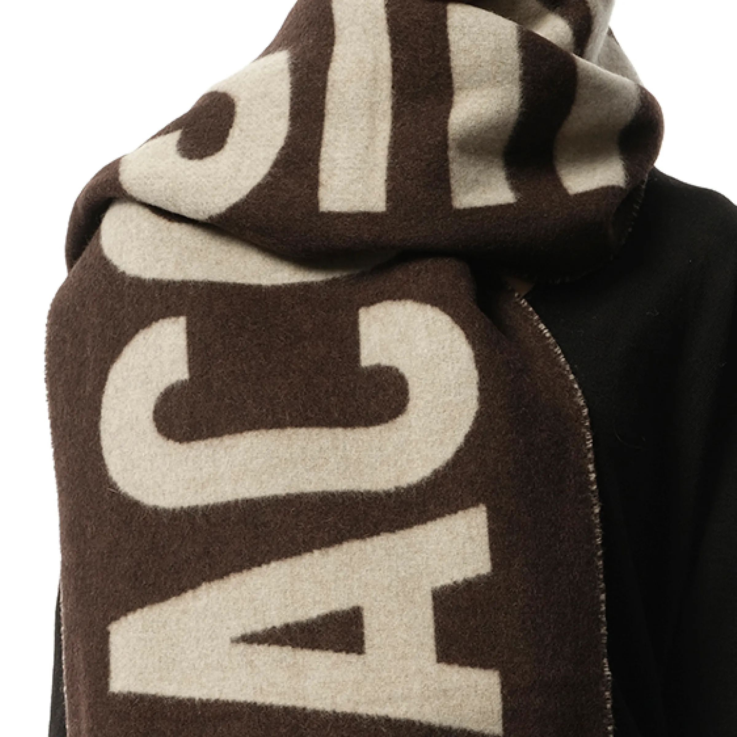L'echarpe Jacquemus Scarf in Brown/Multicolour sold by MARAIS product image thumbnail 3