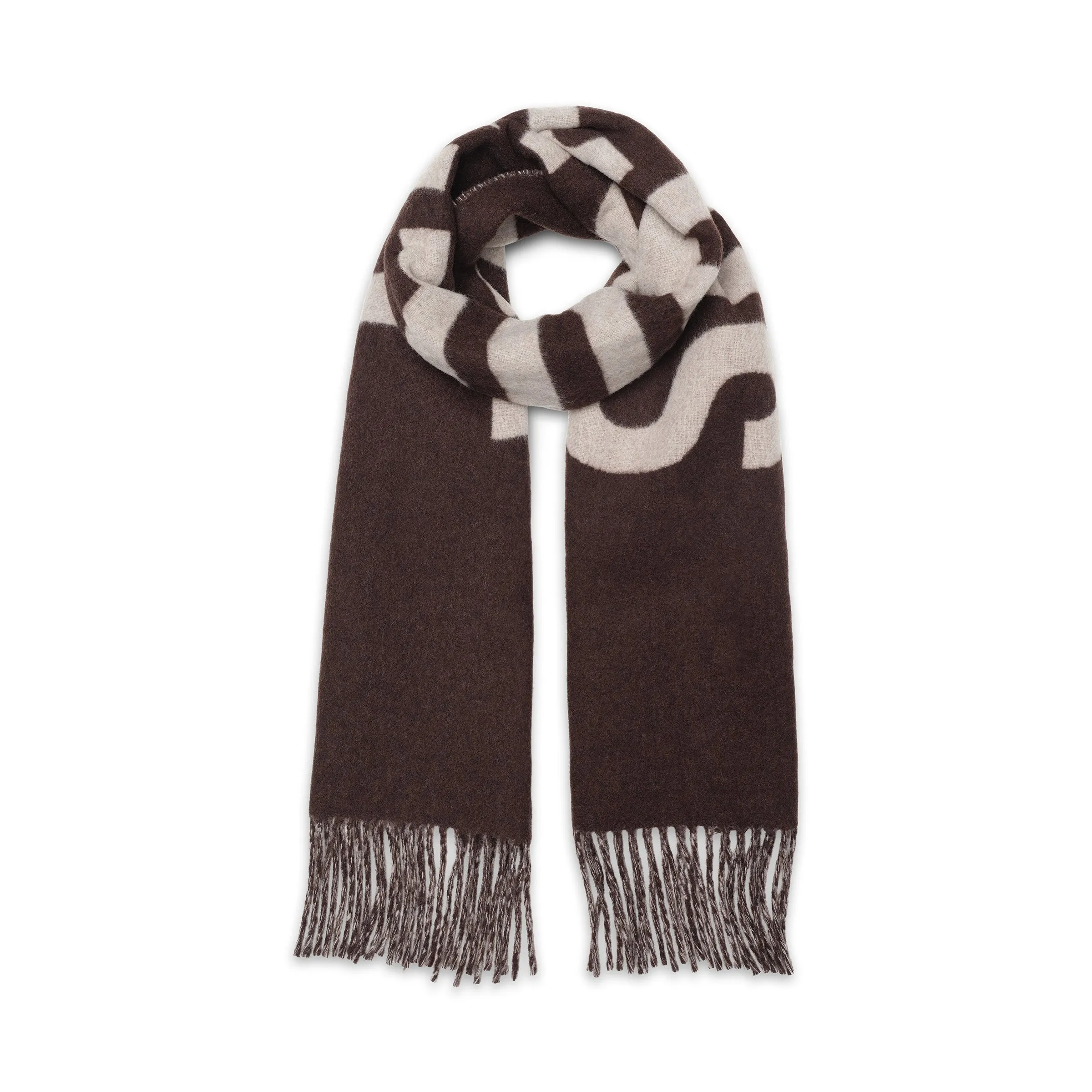 L'echarpe Jacquemus Scarf in Brown/Multicolour sold by MARAIS product image thumbnail 2